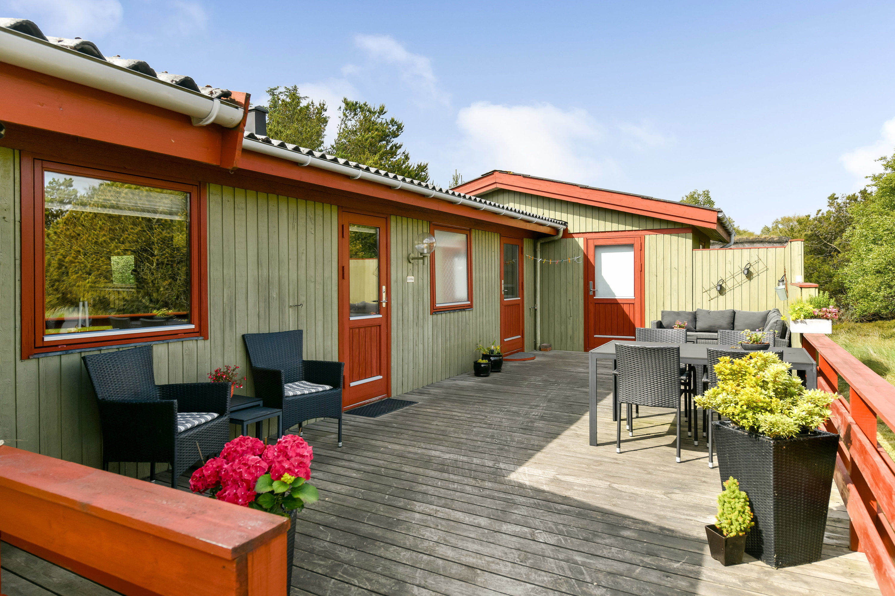 Fremhævet terrasse billede i fuldskærmstilstand. Billede af Vesten Sandene 48, Sønderho, 6720 Fanø