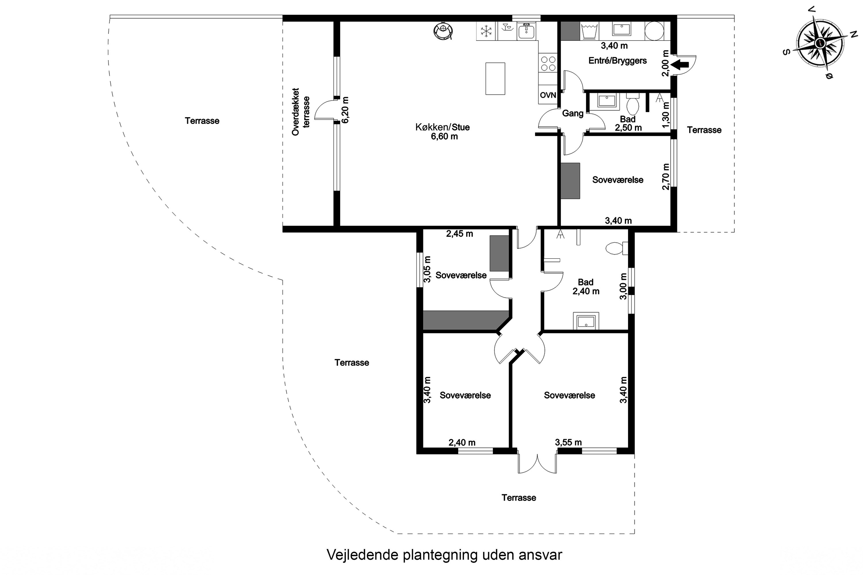 Plantegninger billede af Præstens Toft 4, Sønderho, 6720 Fanø