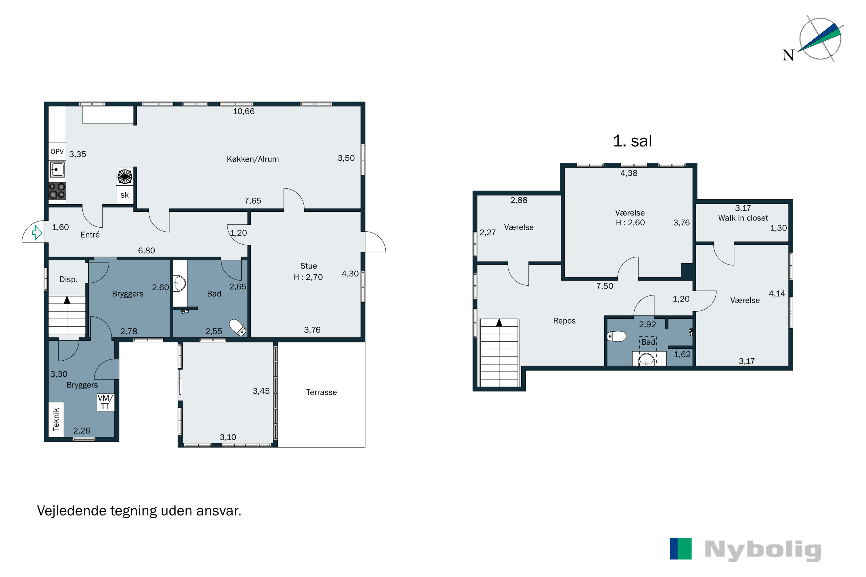 Plantegninger billede af Ribe-Vejle Landevej 13, Nyby, 6600 Vejen