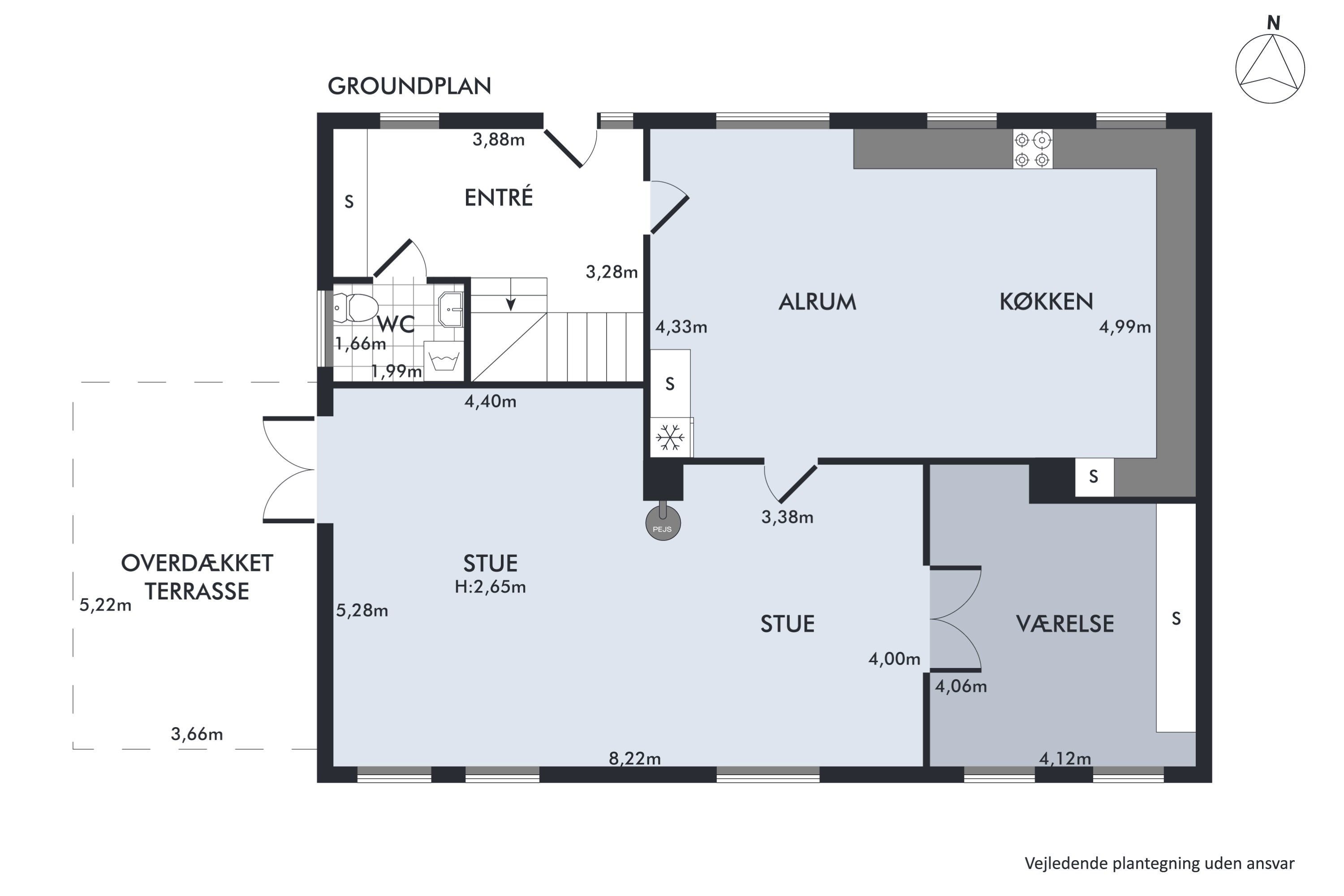Plantegninger billede af Svansbjergvej 2, 4681 Herfølge