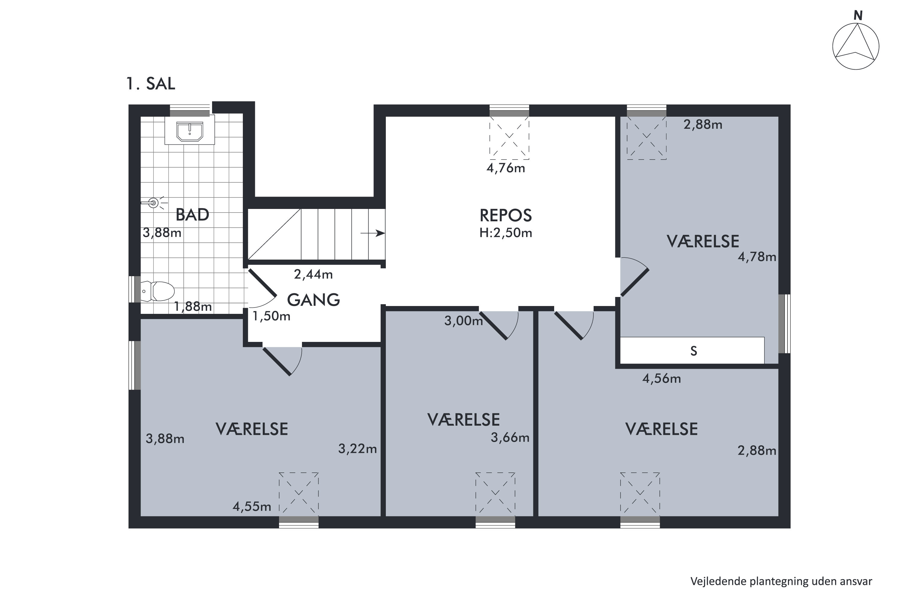 Plantegninger billede af Svansbjergvej 2, 4681 Herfølge