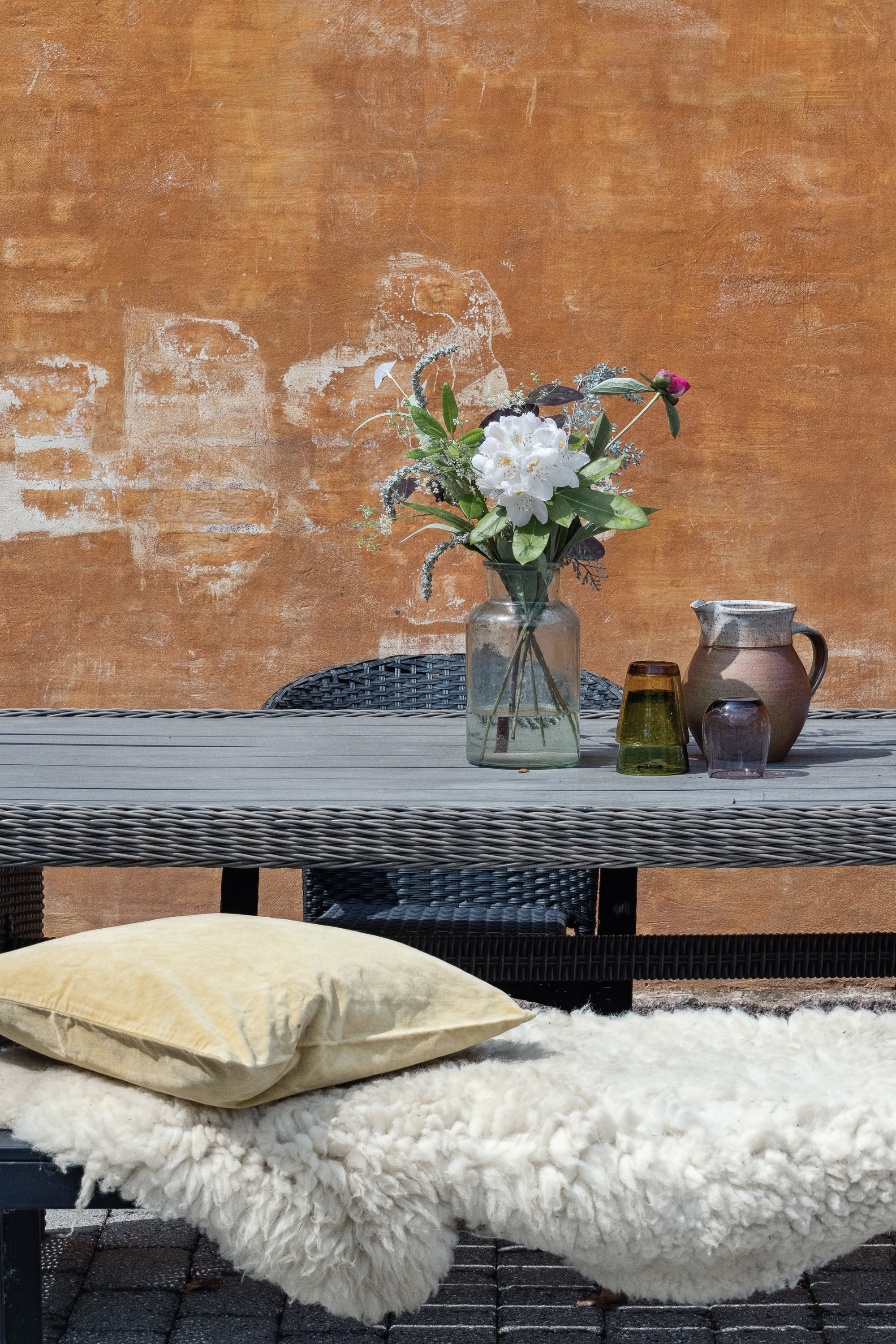 Fremhævet terrasse billede i fuldskærmstilstand. Billede af Svansbjergvej 2, 4681 Herfølge