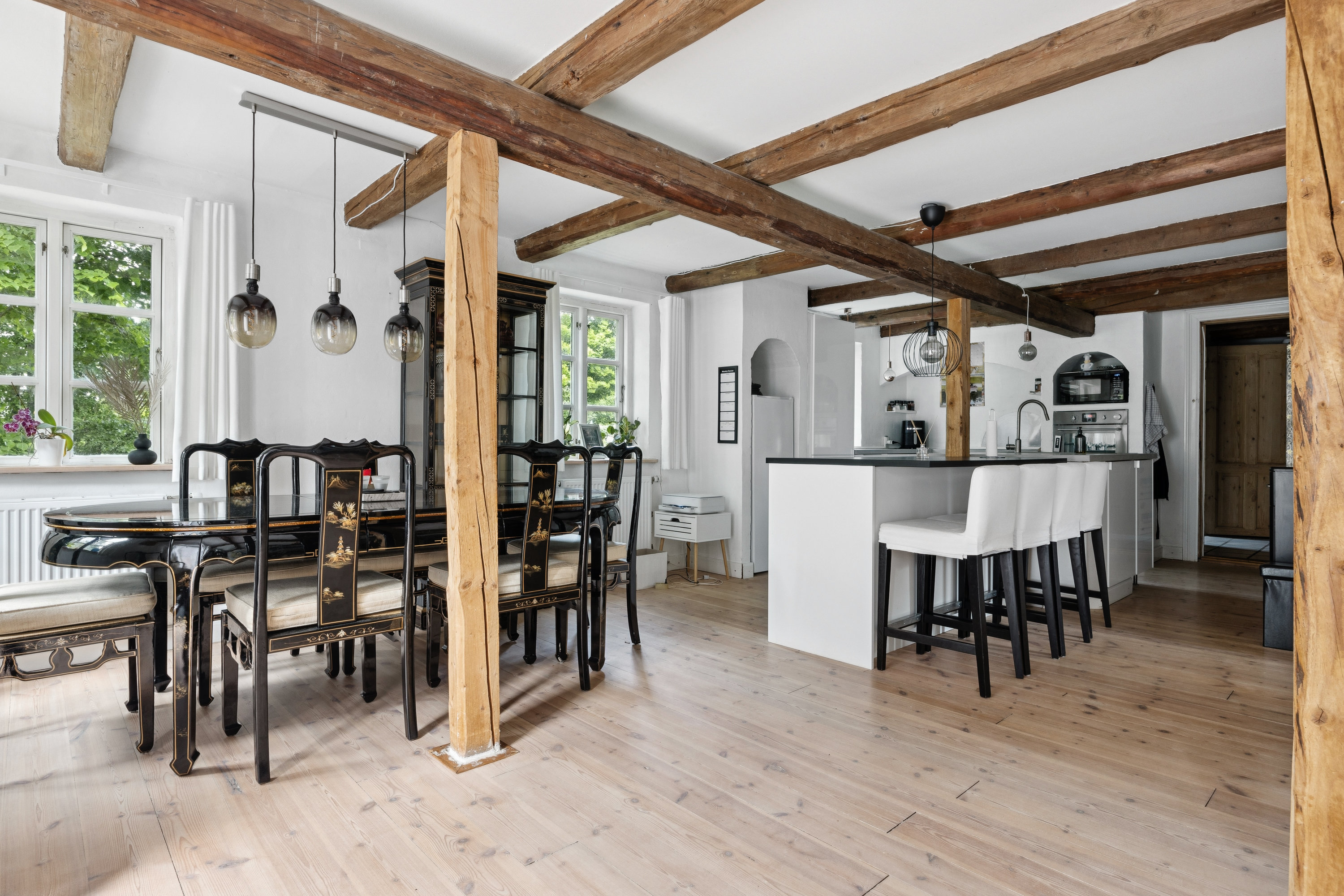 Fremhævet spisestue billede i fuldskærmstilstand. Billede af Svansbjergvej 2, 4681 Herfølge