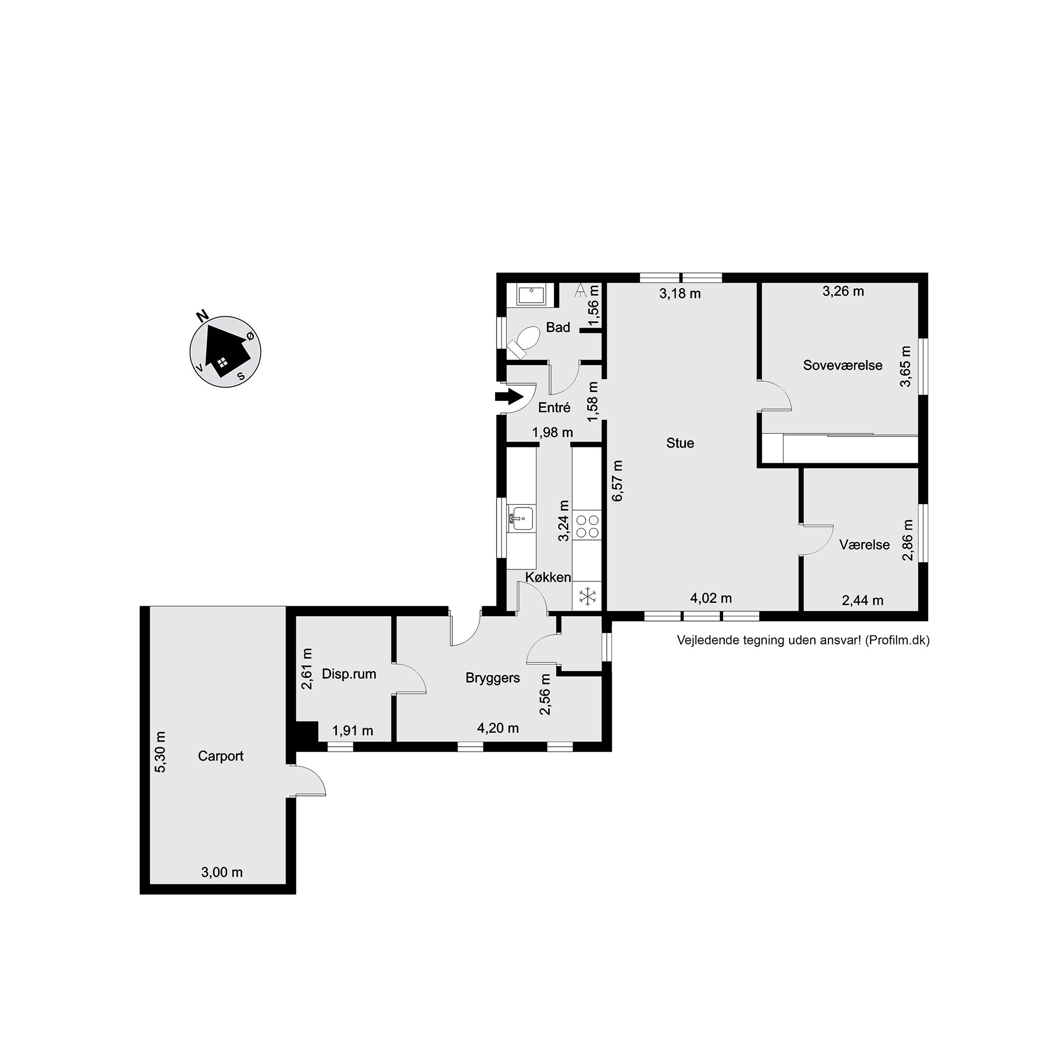 Plantegninger billede af Stenderupvej 36, Agtrup, 6091 Bjert