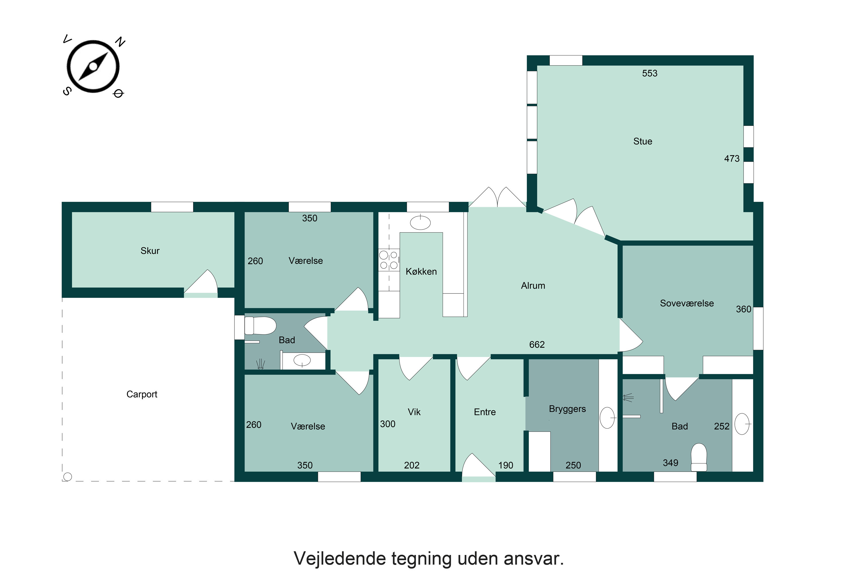 Plantegninger billede af Søndergade 21L, 8783 Hornsyld