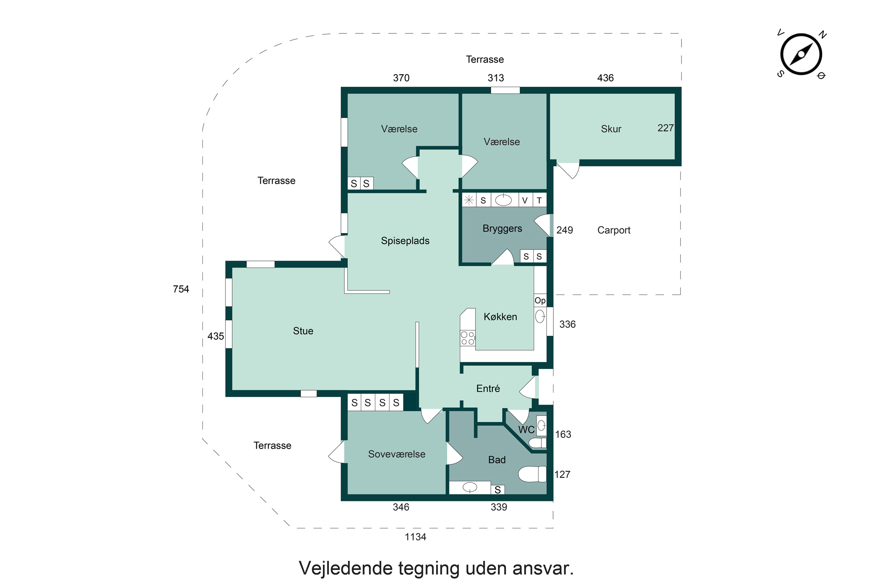 Plantegninger billede af Søkildevej 19, 8740 Brædstrup