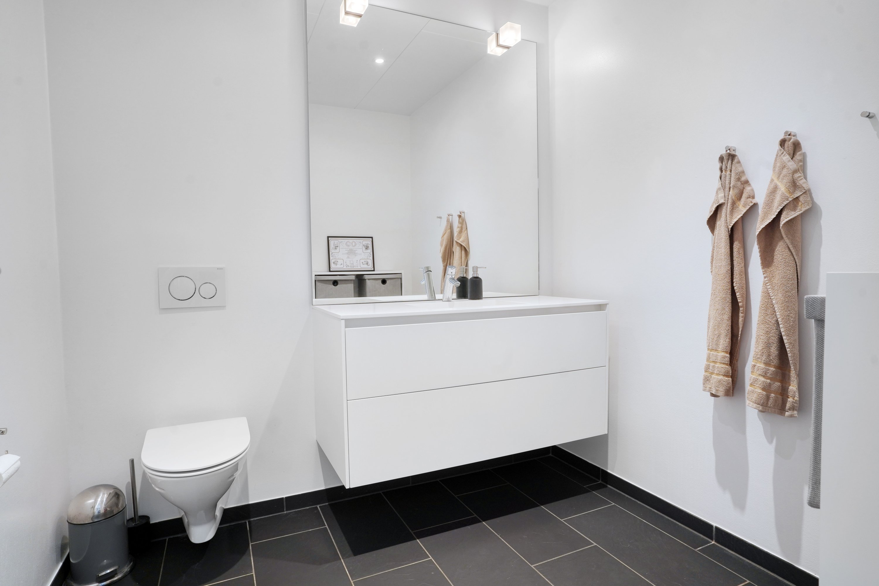 Fremhævet wc billede i fuldskærmstilstand. Billede af Rådhusparken 47, 3450 Allerød