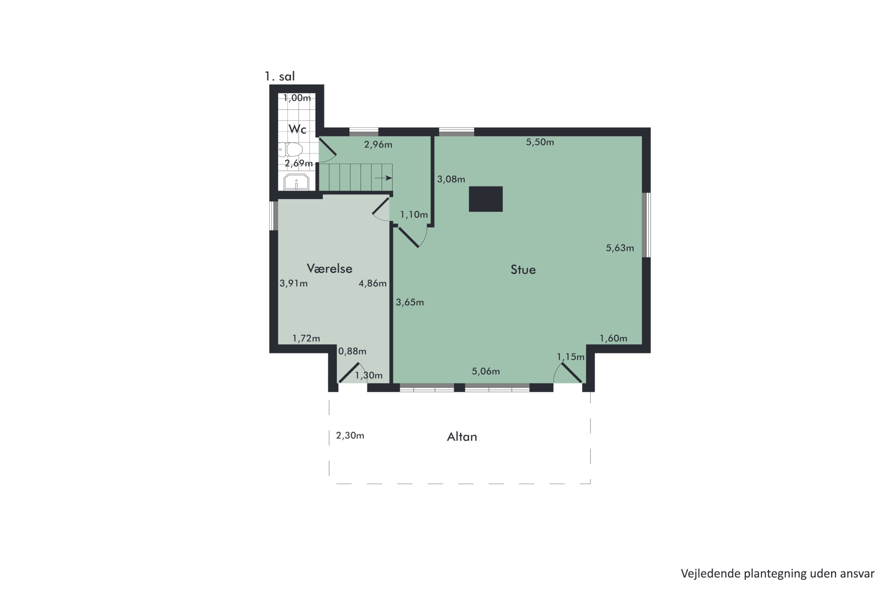 Plantegninger billede af Strandvej 1, 9560 Hadsund