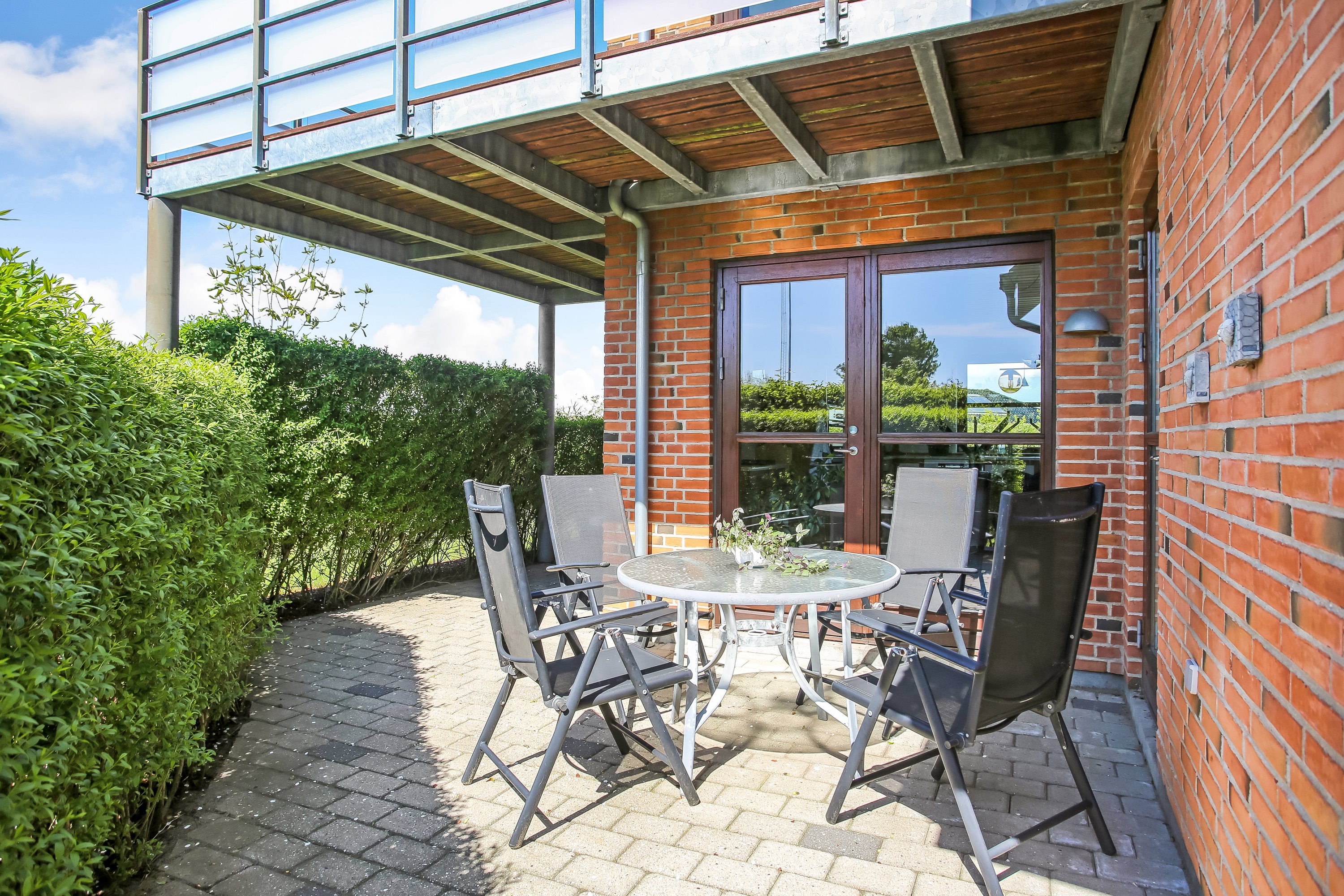 Fremhævet terrasse billede i fuldskærmstilstand. Billede af Guldager 12, Ølholm, 7160 Tørring