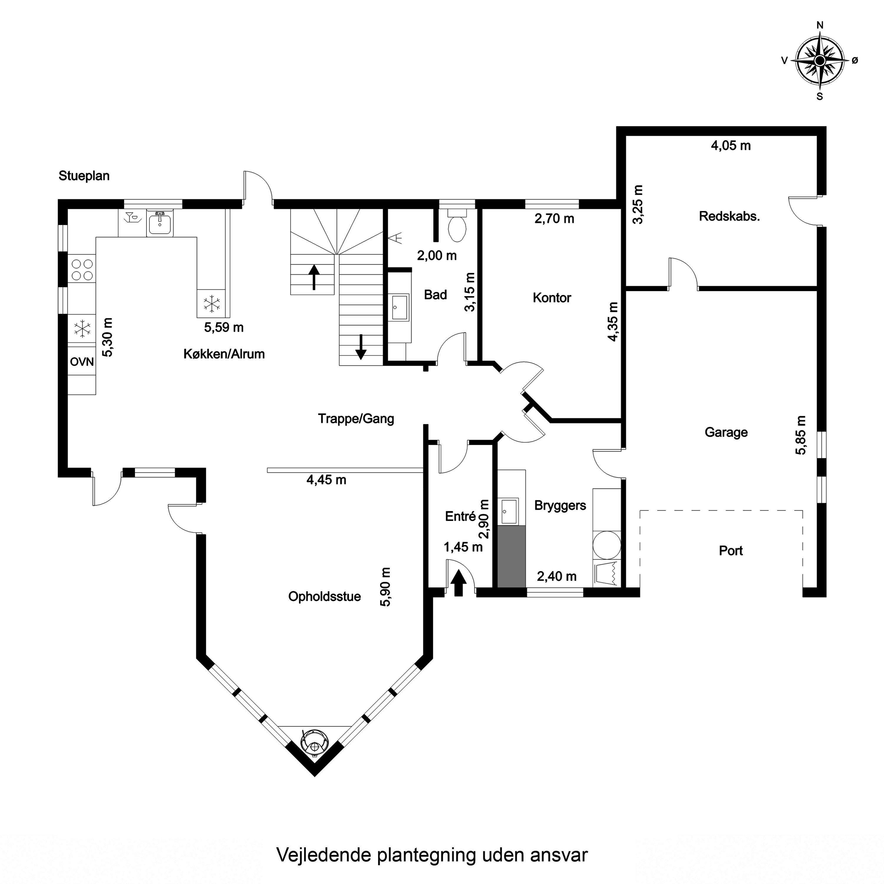 Plantegninger billede af Guldager 12, Ølholm, 7160 Tørring