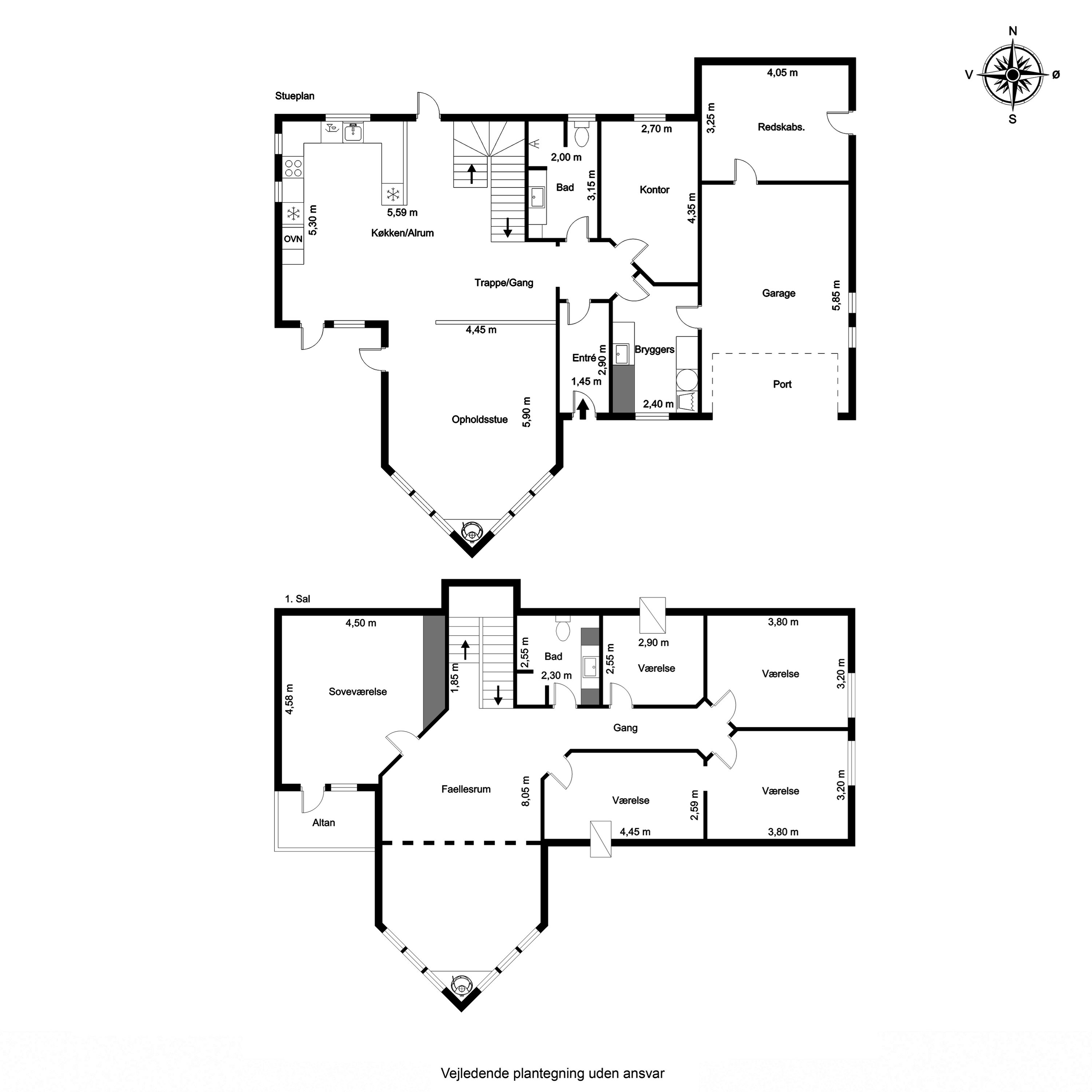 Plantegninger billede af Guldager 12, Ølholm, 7160 Tørring
