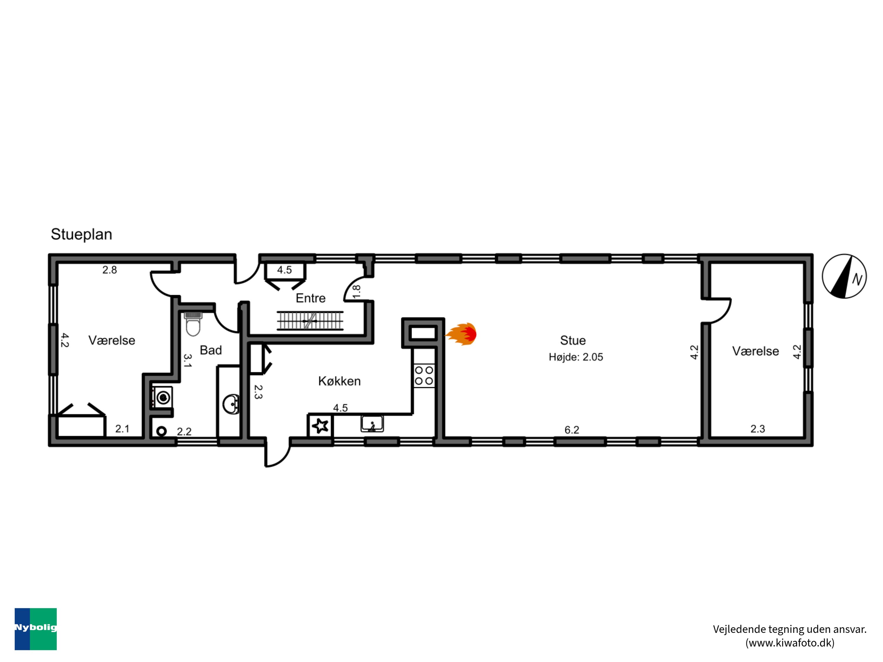 Plantegninger billede af Vildmosevej 3, Saltvig, 4952 Stokkemarke