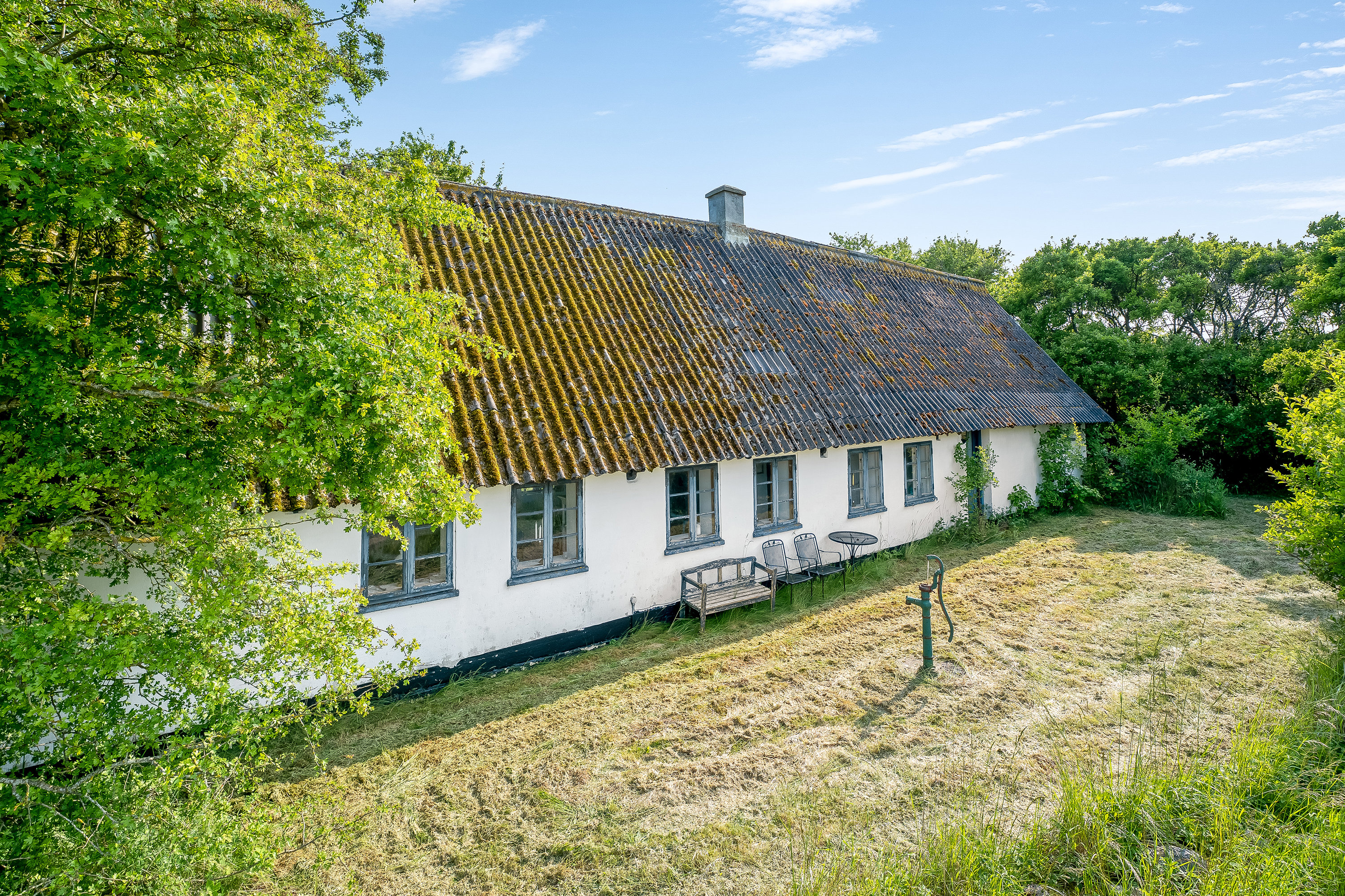 Fremhævet facade billede i fuldskærmstilstand. Billede af Vildmosevej 3, Saltvig, 4952 Stokkemarke
