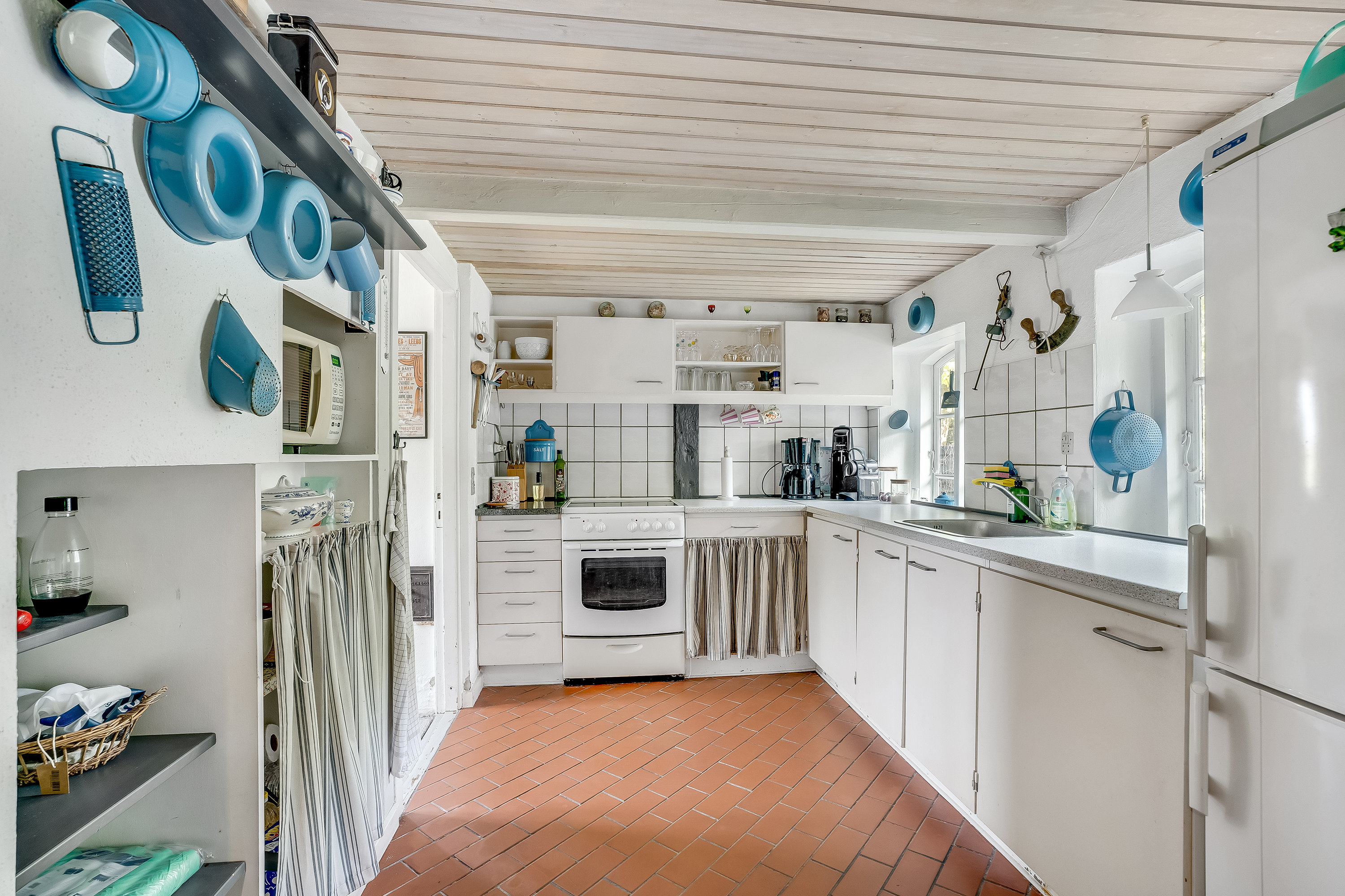 Fremhævet køkken billede i fuldskærmstilstand. Billede af Vildmosevej 3, Saltvig, 4952 Stokkemarke