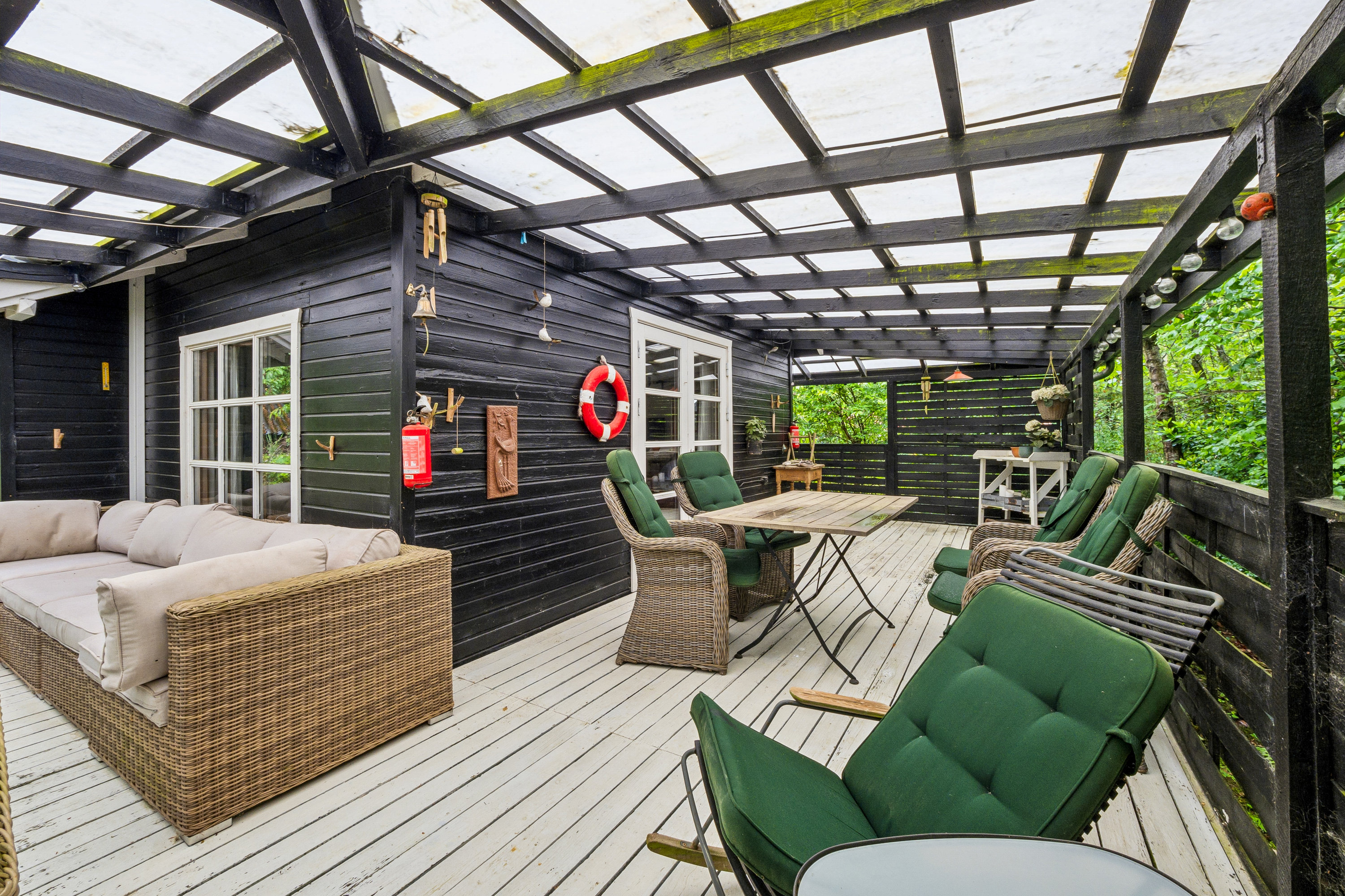 Fremhævet terrasse billede i fuldskærmstilstand. Billede af Lyngvej 32, Virksund, 7840 Højslev