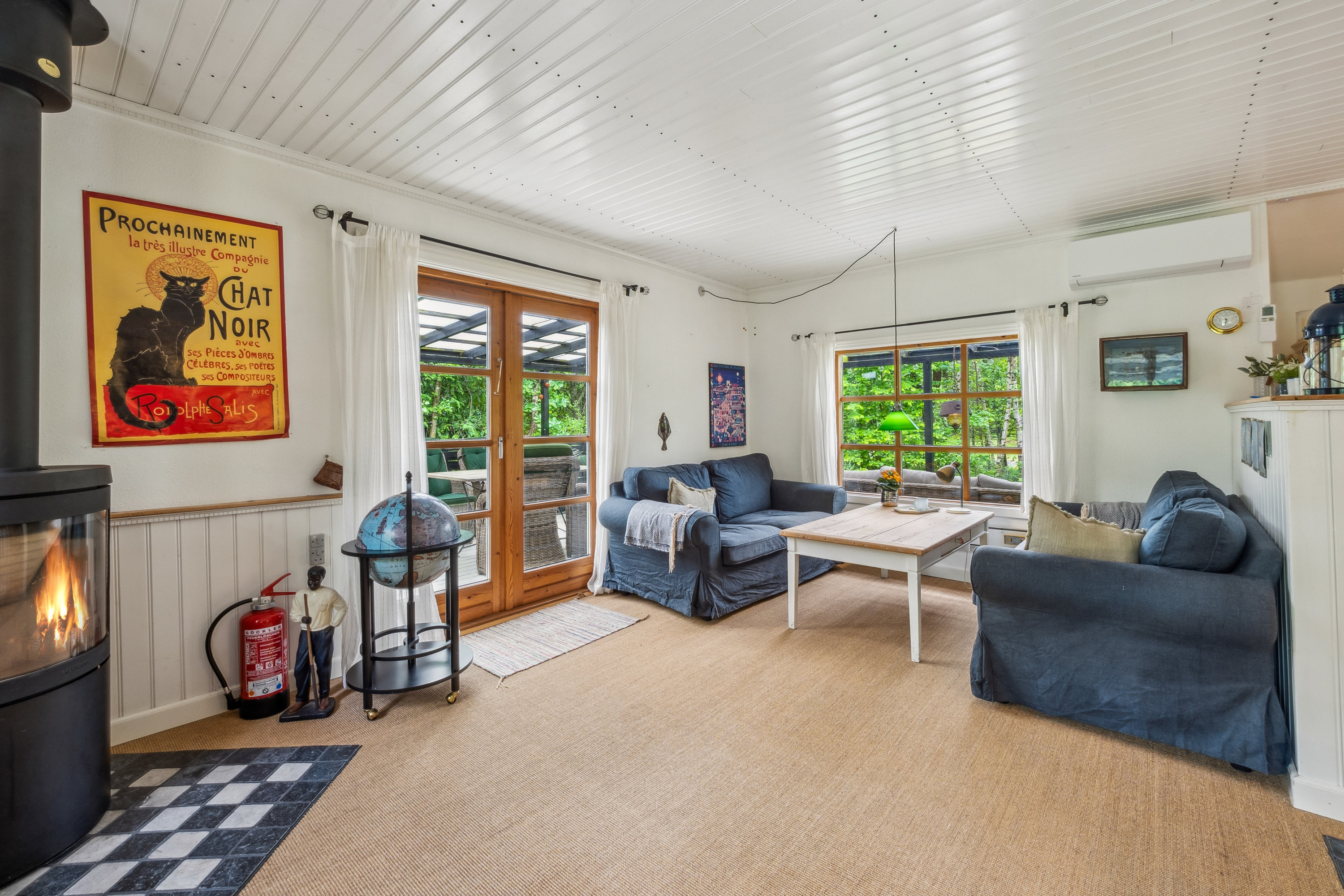 Fremhævet stue billede i fuldskærmstilstand. Billede af Lyngvej 32, Virksund, 7840 Højslev