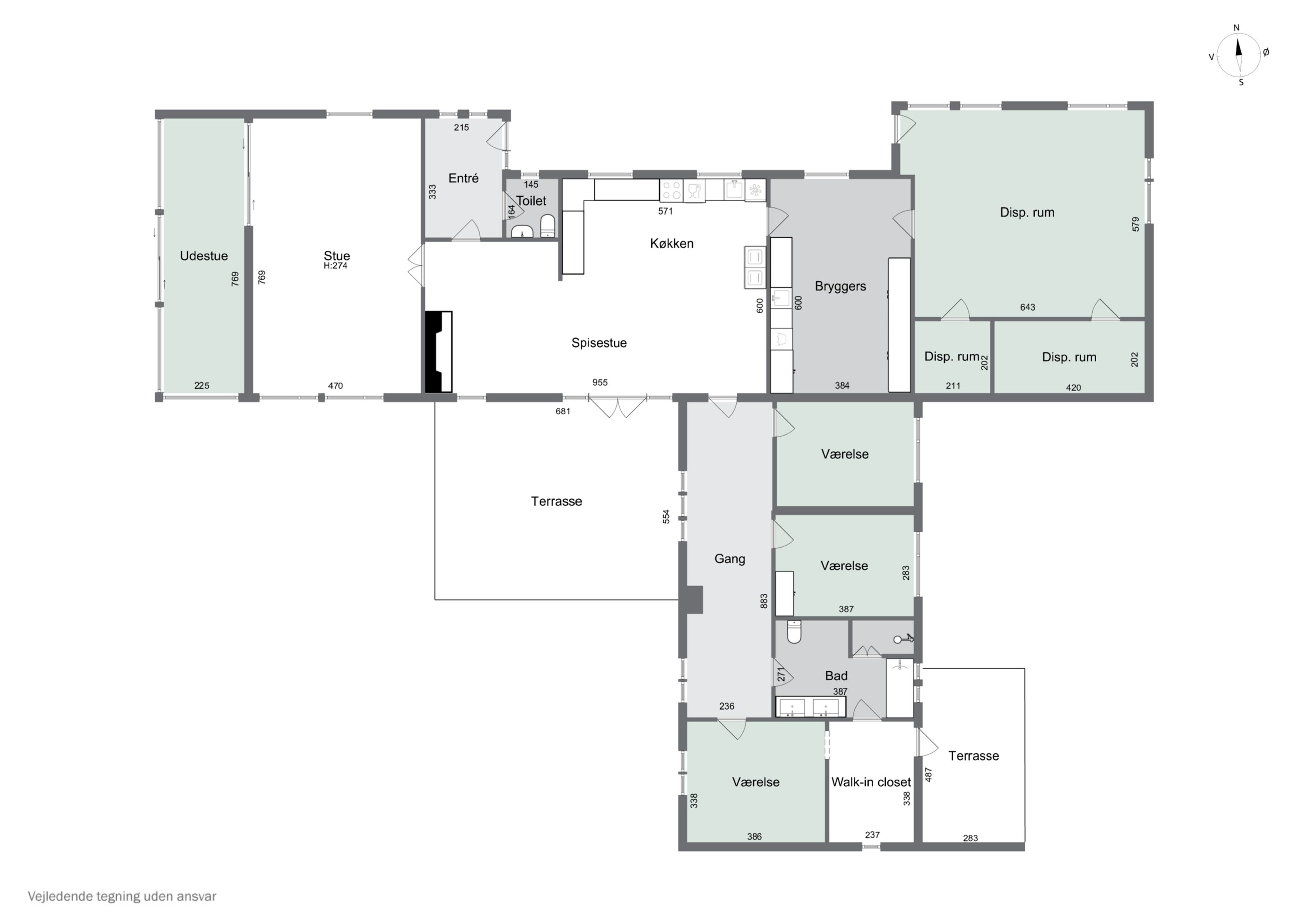 Plantegninger billede af Dalgårdsvej 9, 9870 Sindal