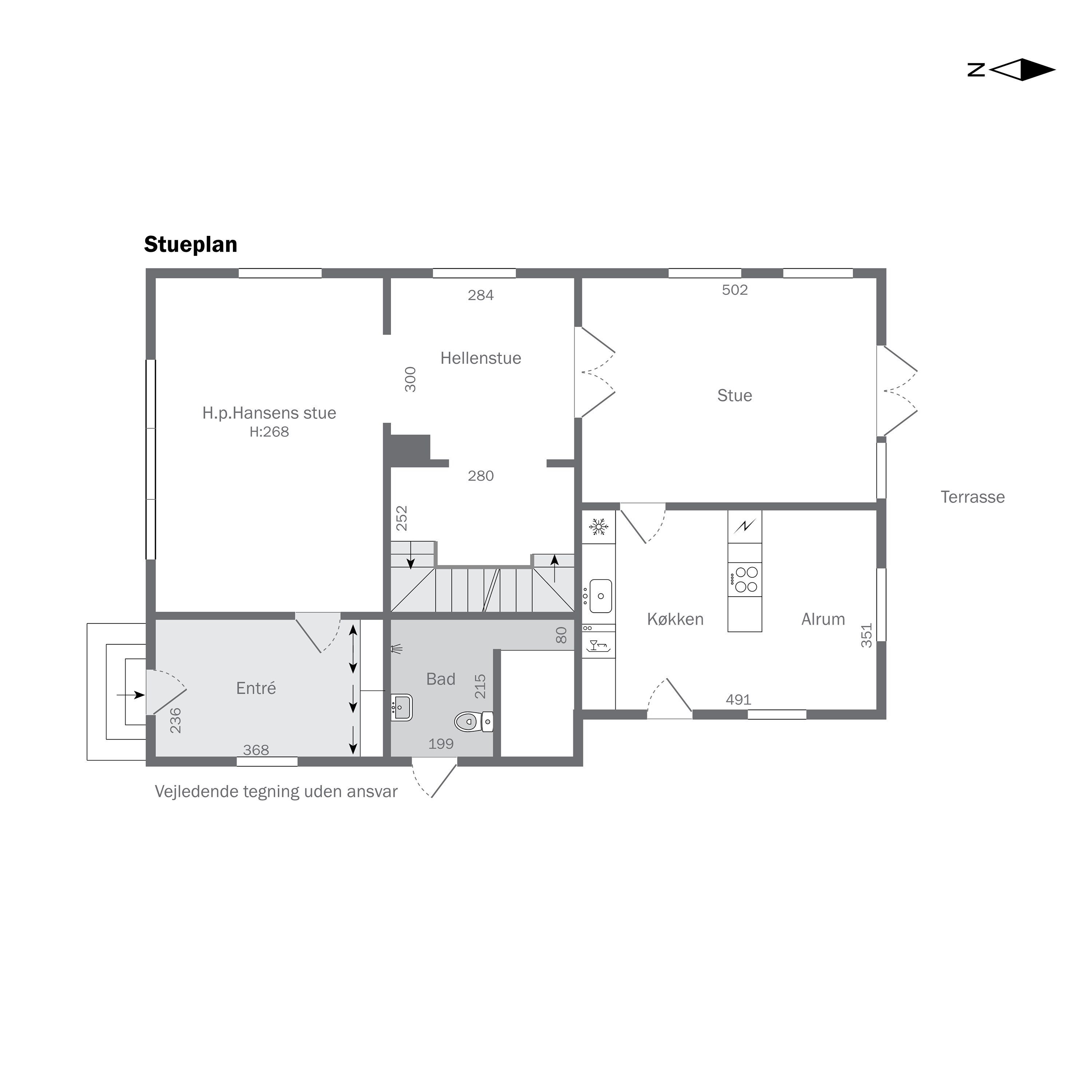 Plantegninger billede af Hvilehøjvej 13, Hostrupskov, 6200 Aabenraa