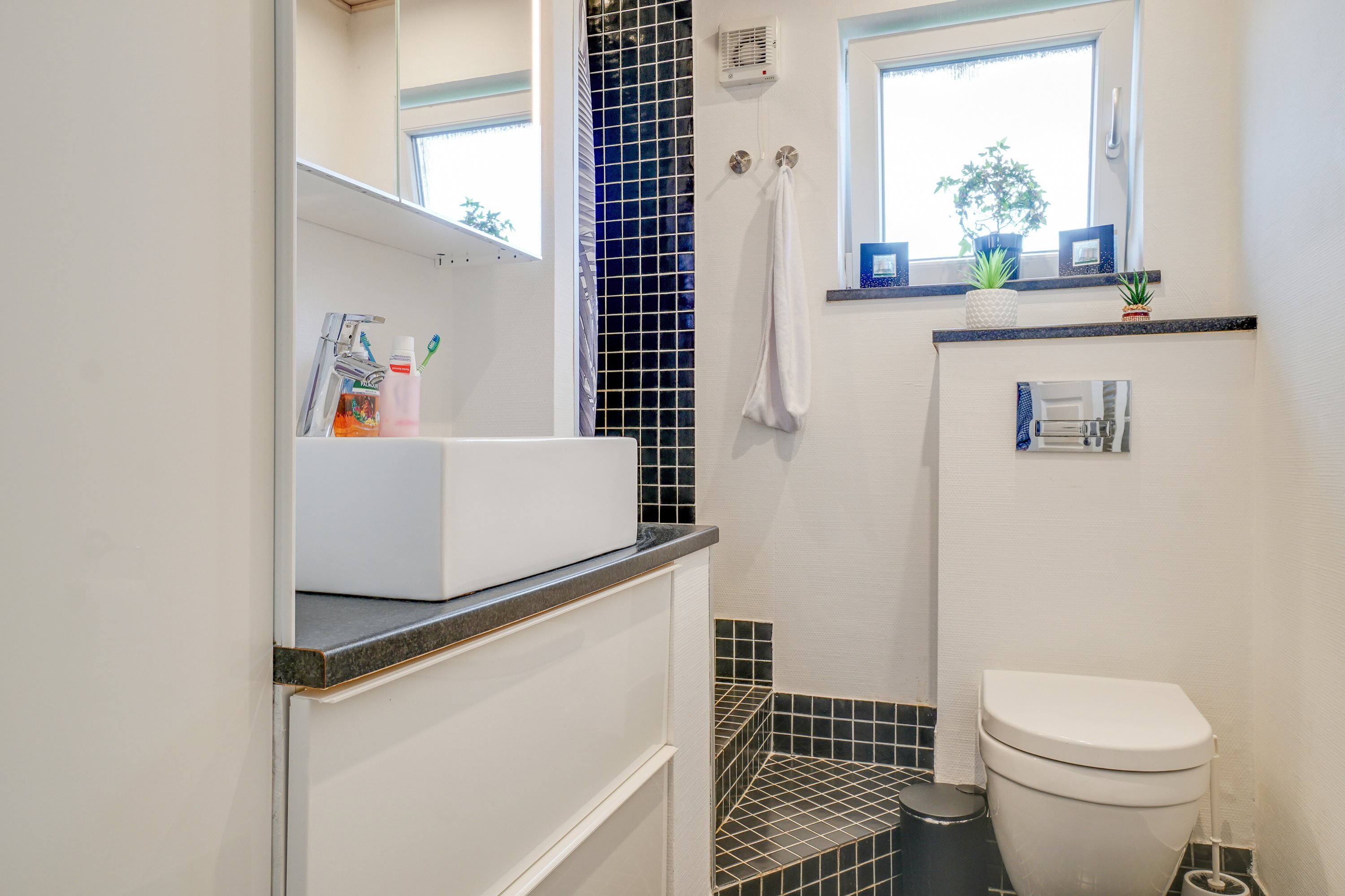 Fremhævet badeværelse billede i fuldskærmstilstand. Billede af Vænget 12, Nors, 7700 Thisted