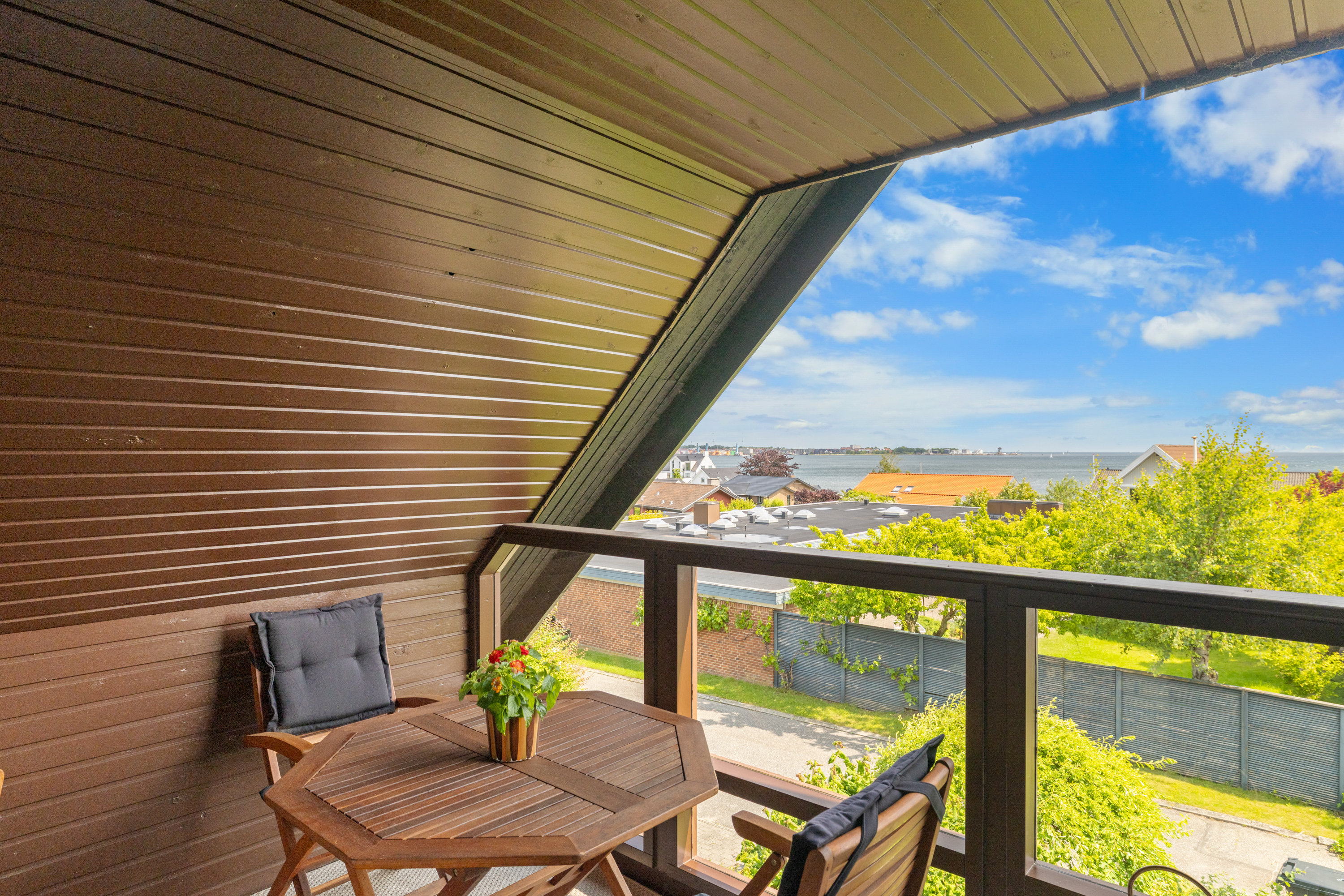 Fremhævet altan billede i fuldskærmstilstand. Billede af Strandagervænget 12, Erritsø, 7000 Fredericia