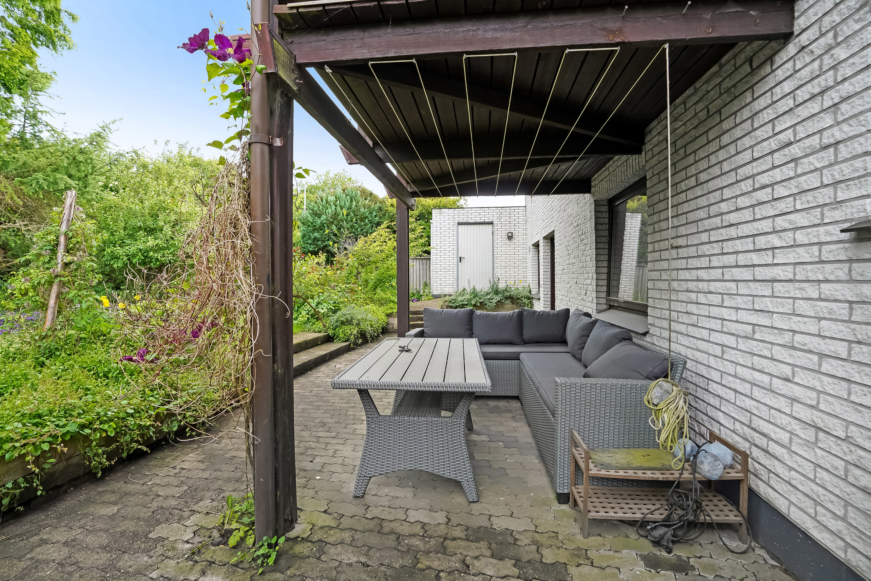 Fremhævet terrasse billede i fuldskærmstilstand. Billede af Grønnegade 19, 5580 Nørre Aaby