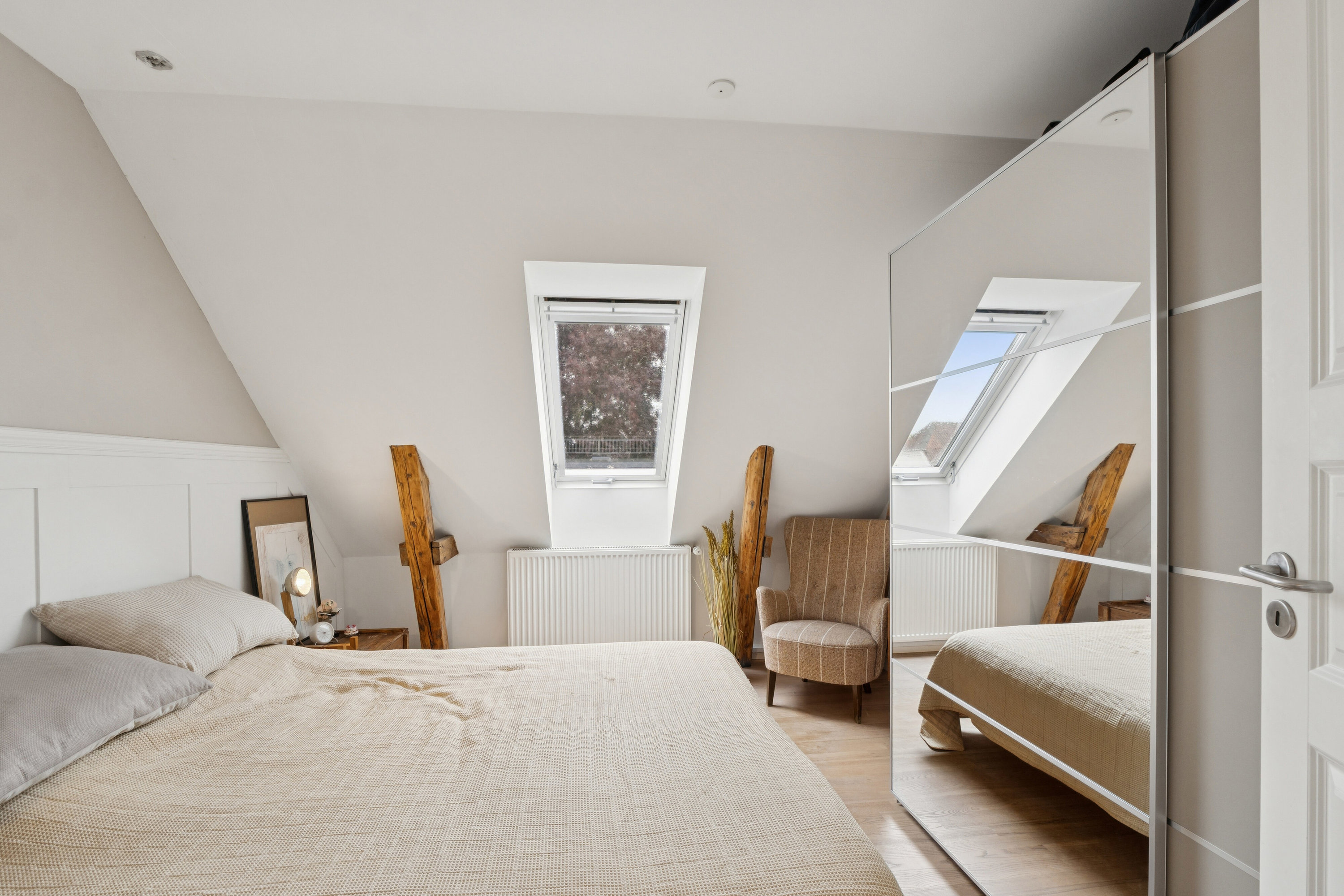 Fremhævet soveværelse billede i fuldskærmstilstand. Billede af Søndergade 19B, 2., 4690 Haslev