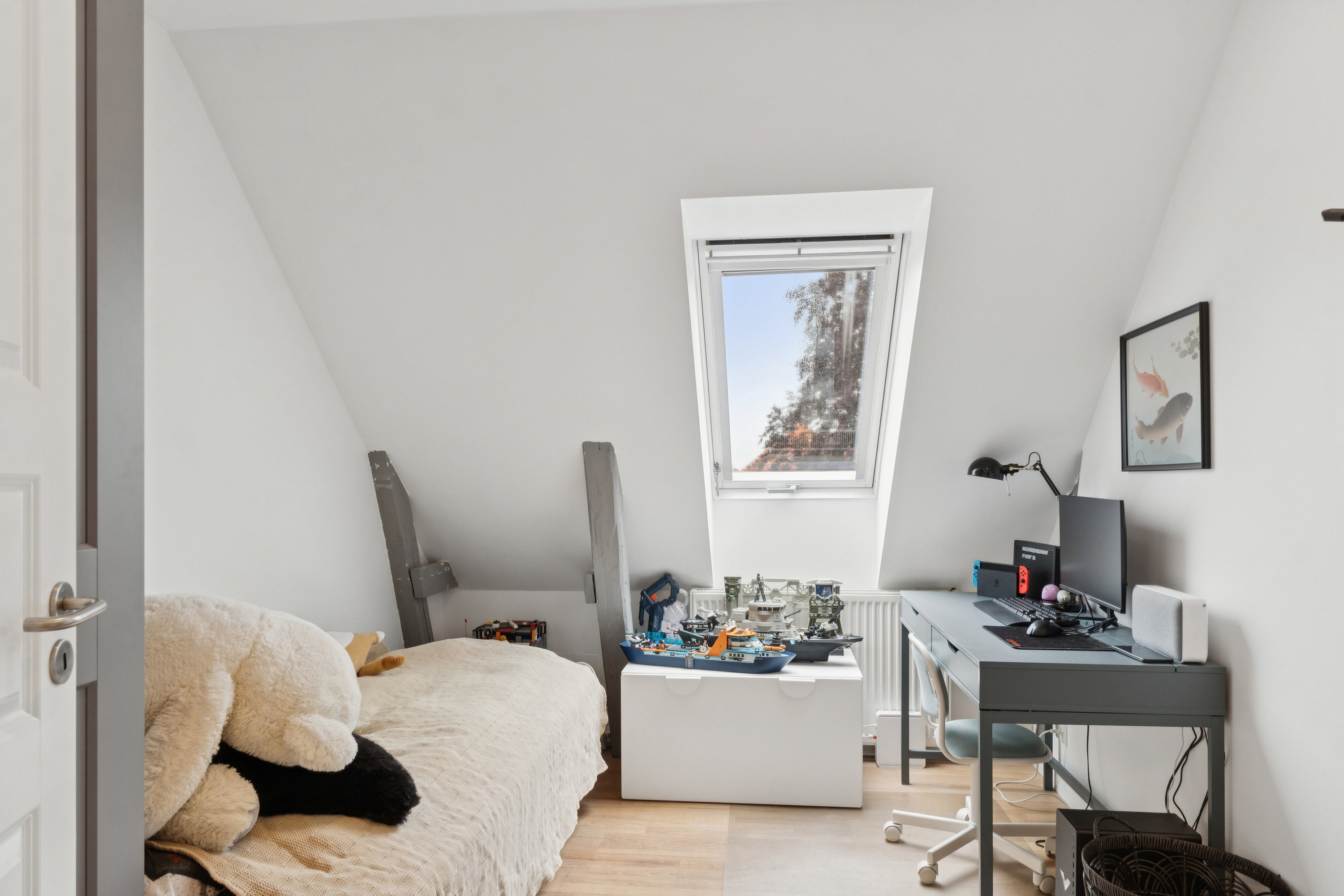 Fremhævet soveværelse billede i fuldskærmstilstand. Billede af Søndergade 19B, 2., 4690 Haslev