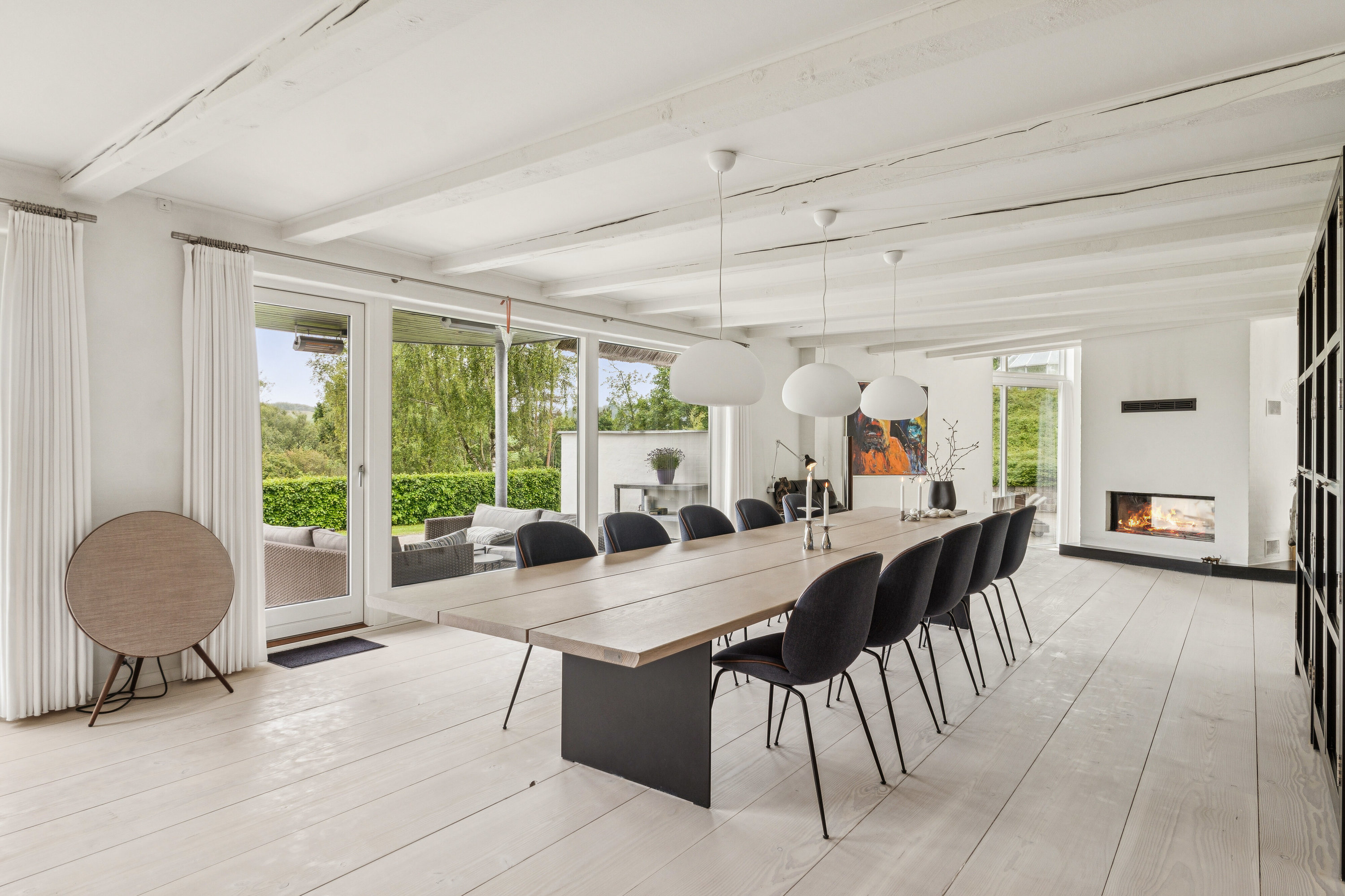 Fremhævet spisestue billede i fuldskærmstilstand. Billede af Teglværksvej 60, Mygdal, 9800 Hjørring