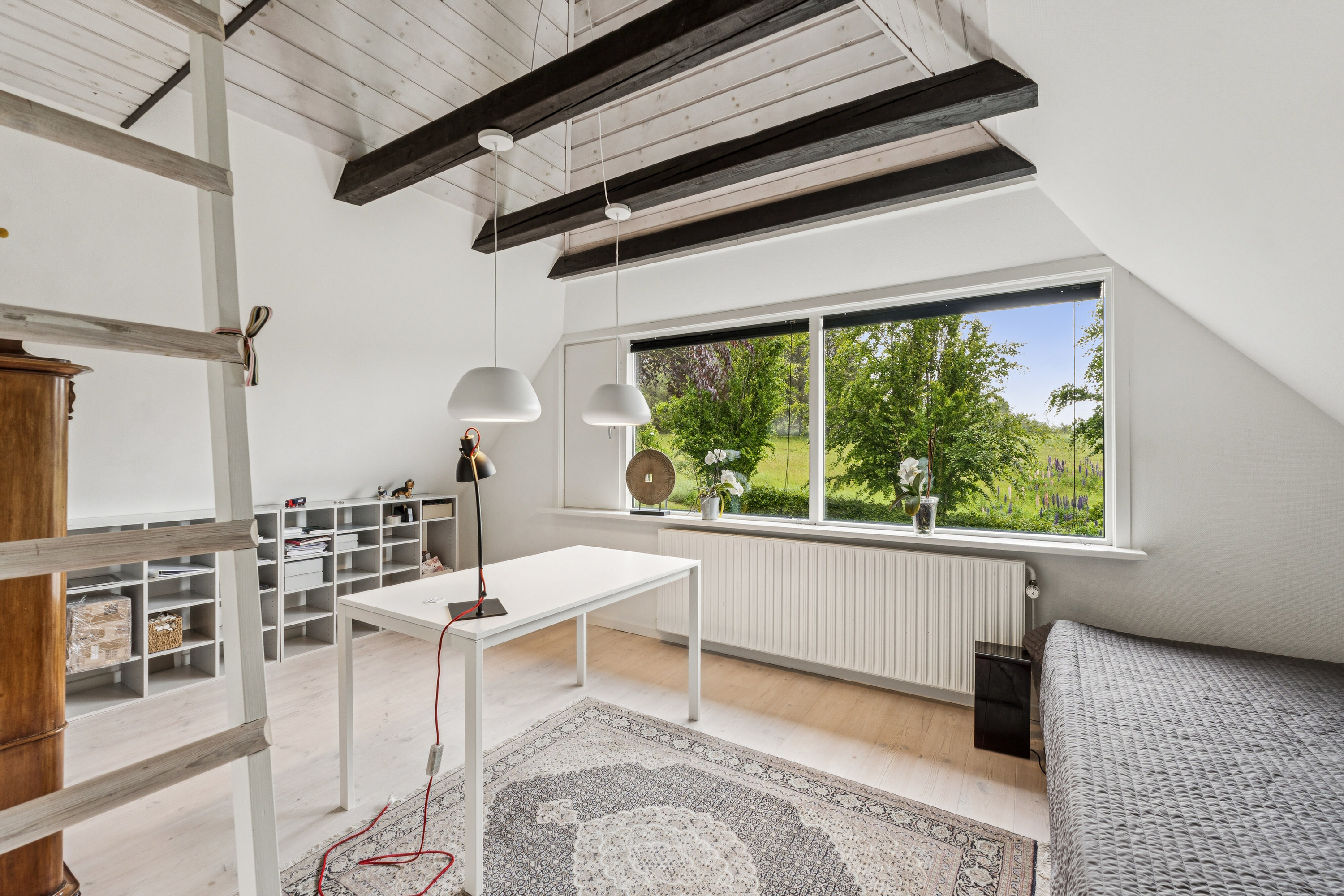 Fremhævet soveværelse billede i fuldskærmstilstand. Billede af Teglværksvej 60, Mygdal, 9800 Hjørring