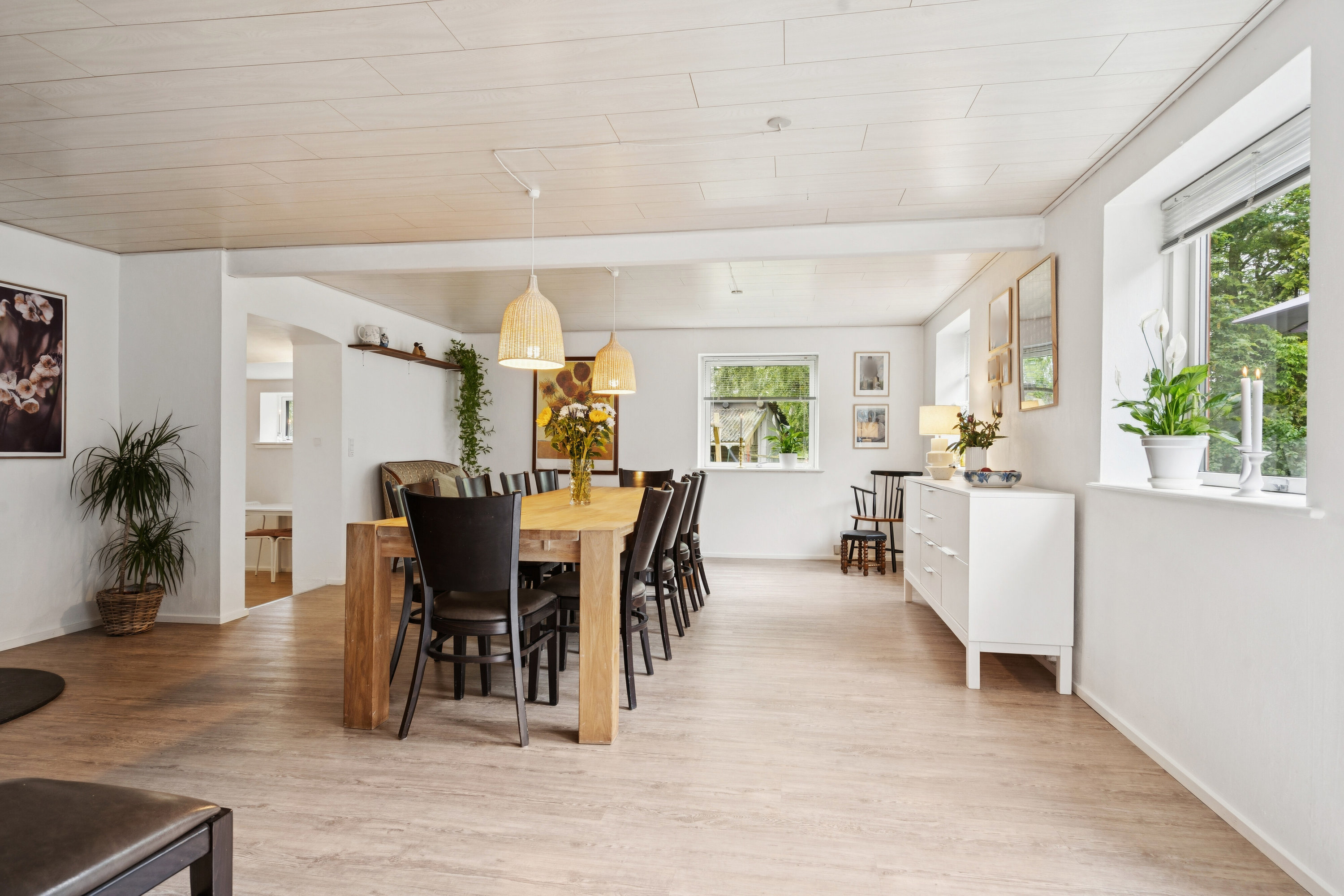 Fremhævet spisestue billede i fuldskærmstilstand. Billede af Pletvej 135, Mosbjerg, 9870 Sindal