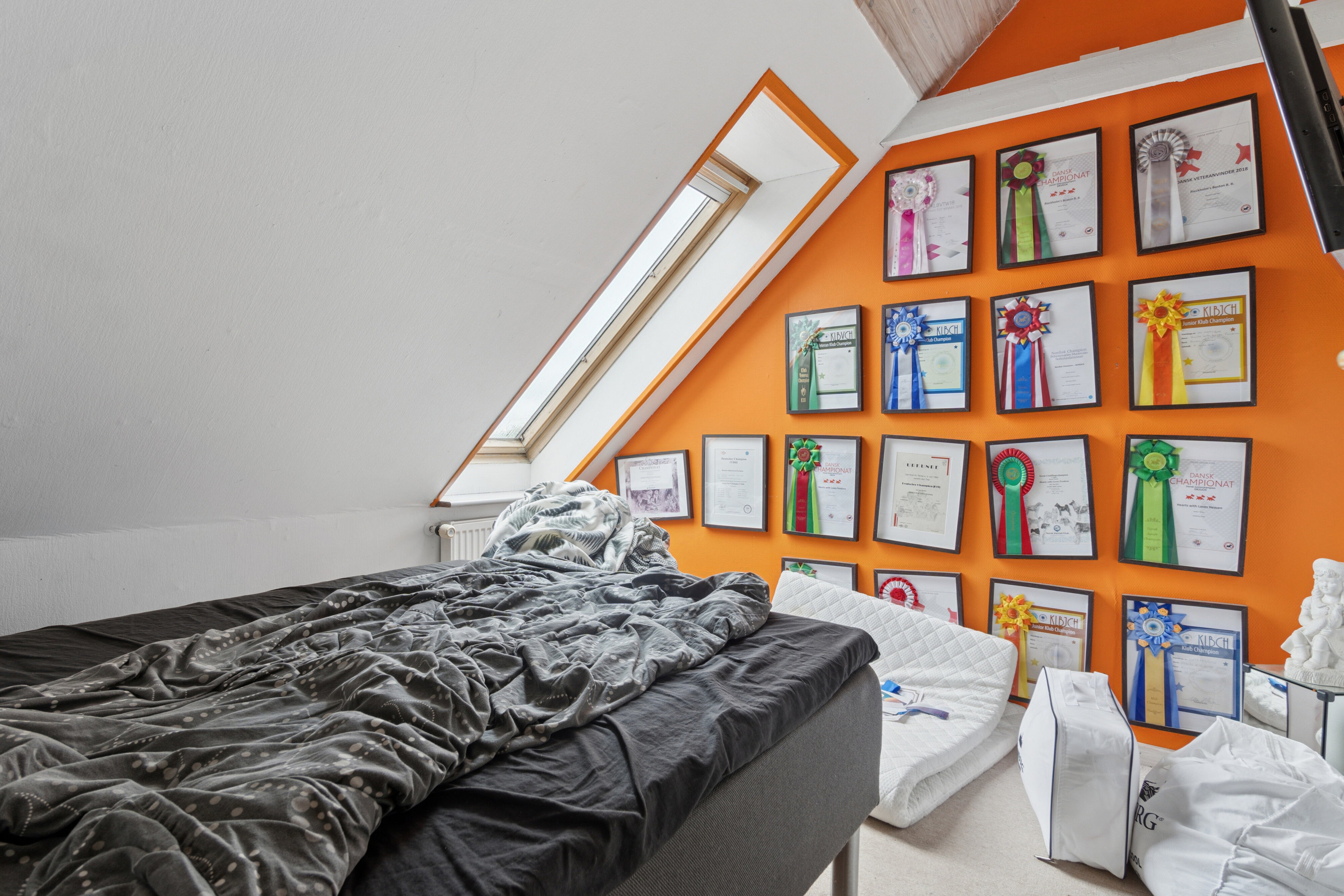 Fremhævet soveværelse billede i fuldskærmstilstand. Billede af Flarupvej 5, 7760 Hurup Thy