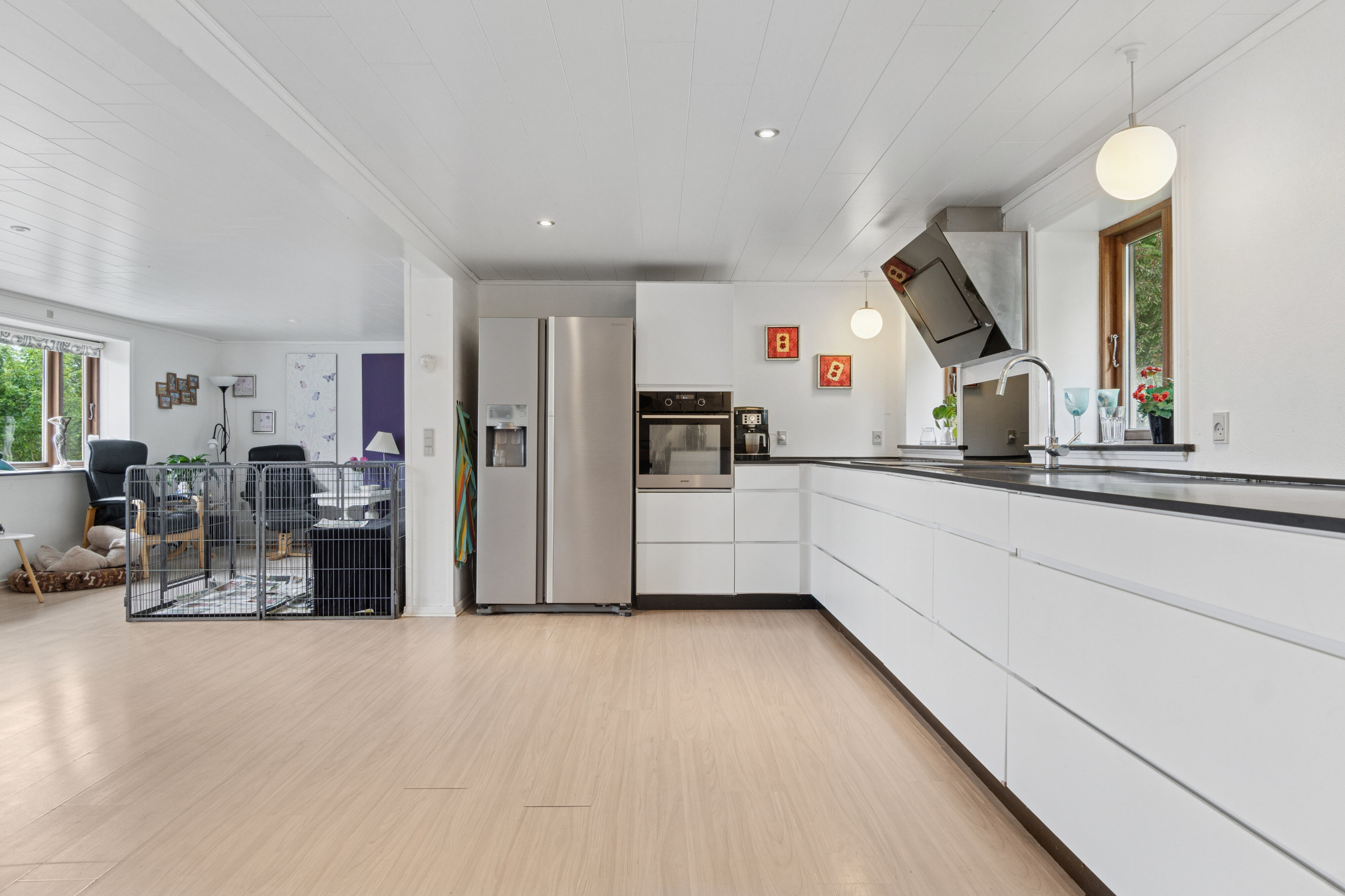 Fremhævet køkken billede i fuldskærmstilstand. Billede af Flarupvej 5, 7760 Hurup Thy