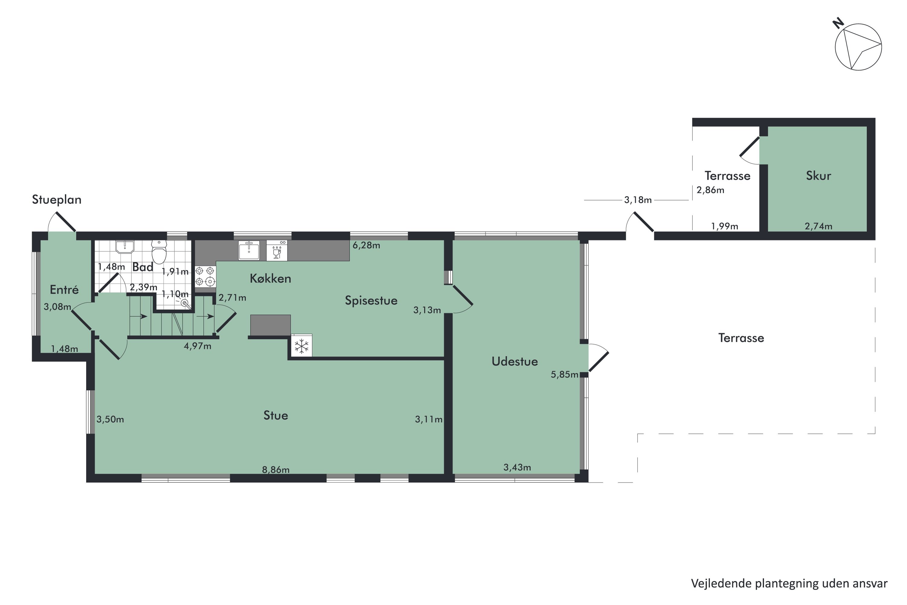 Plantegninger billede af Stårupvej 12, Dommerby, 7800 Skive
