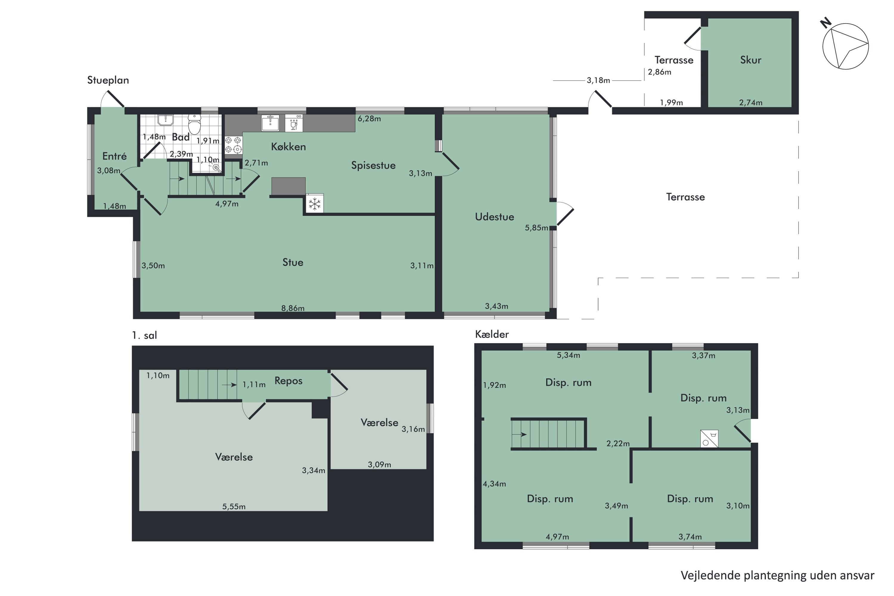 Plantegninger billede af Stårupvej 12, Dommerby, 7800 Skive