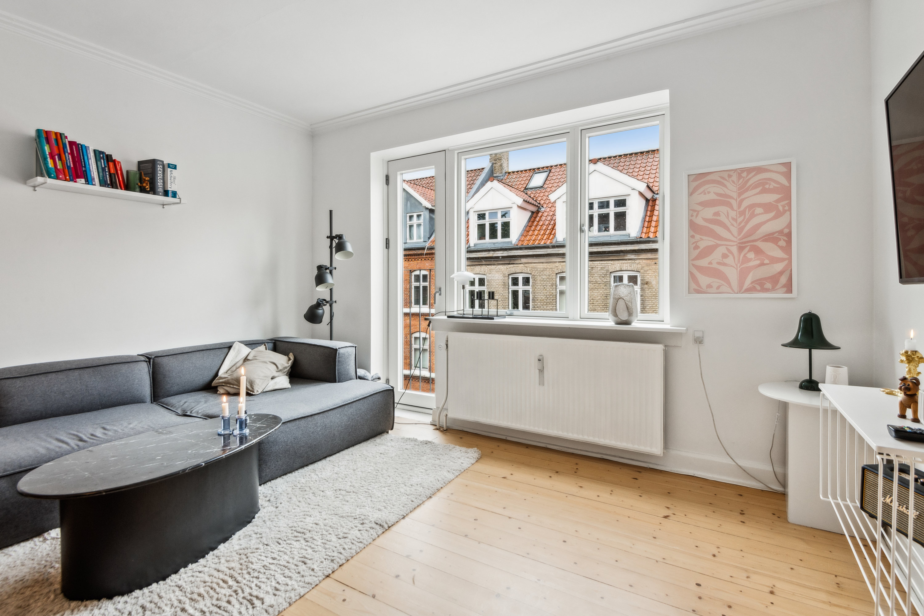 Fremhævet stue billede i fuldskærmstilstand. Billede af Helgolandsgade 3, 2. tv., 9000 Aalborg