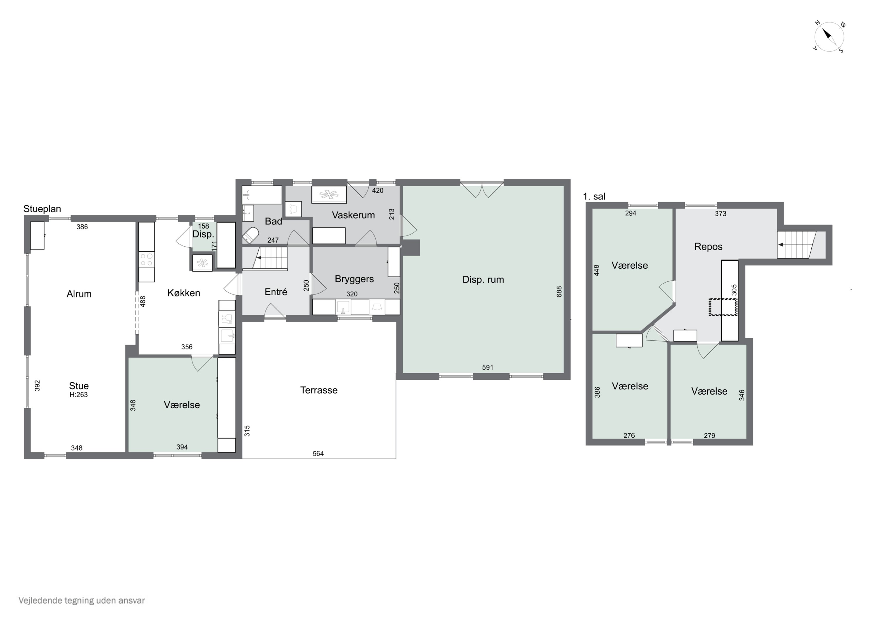 Plantegninger billede af Tuenvej 68, Tuen, 9881 Bindslev