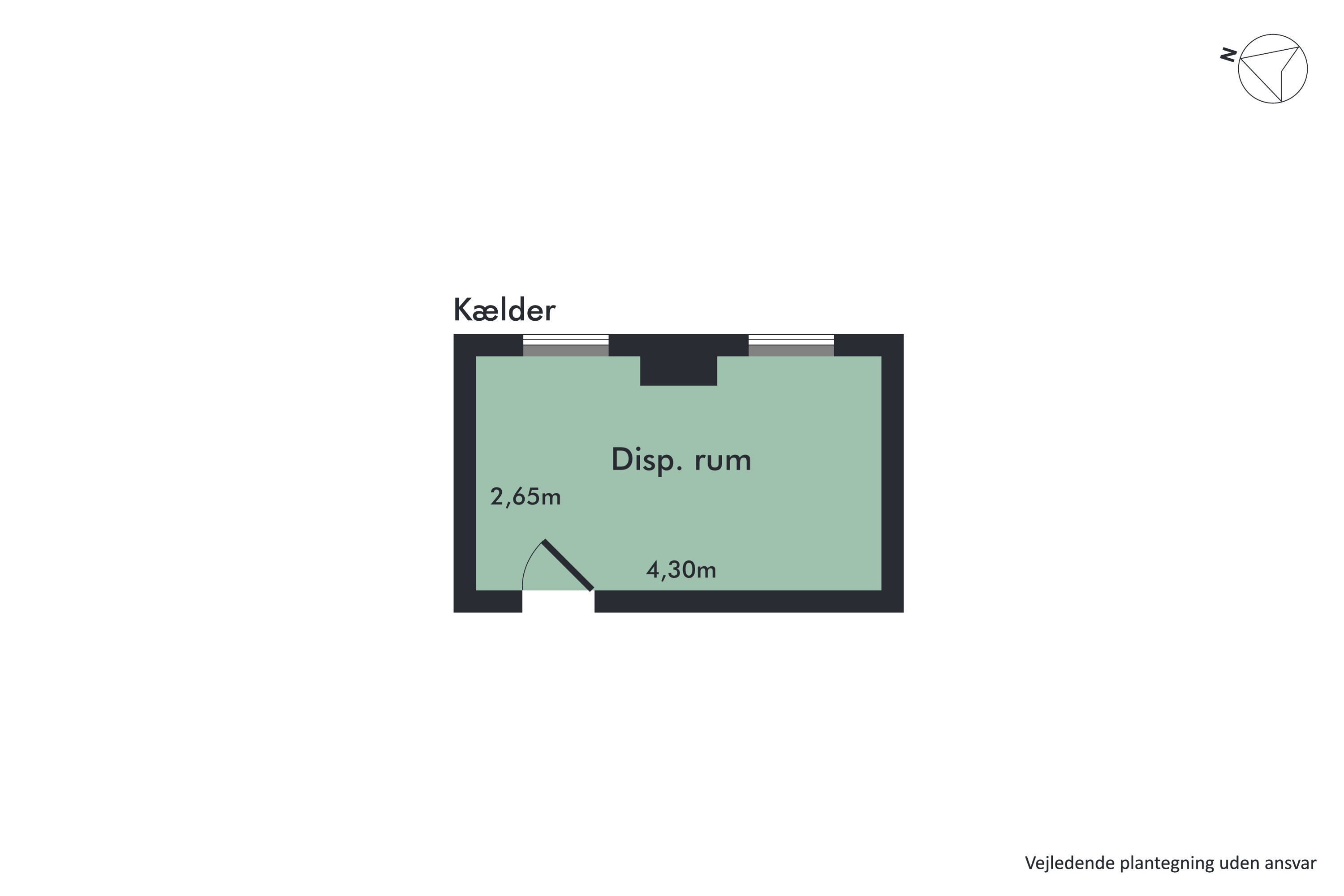 Plantegninger billede af Helgolandsgade 3, 2. tv., 9000 Aalborg