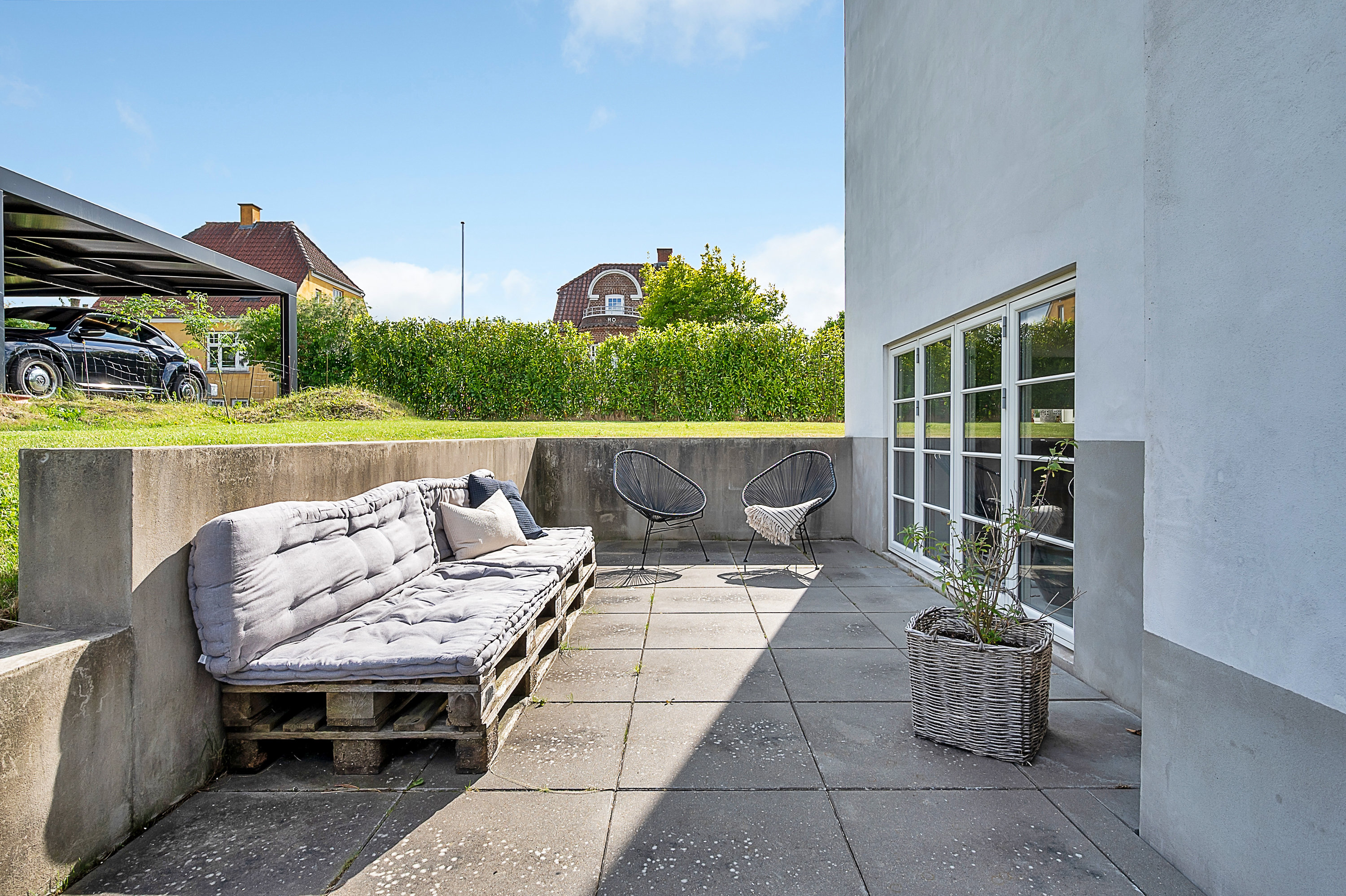 Fremhævet terrasse billede i fuldskærmstilstand. Billede af Skjoldsgade 5, 8260 Viby J