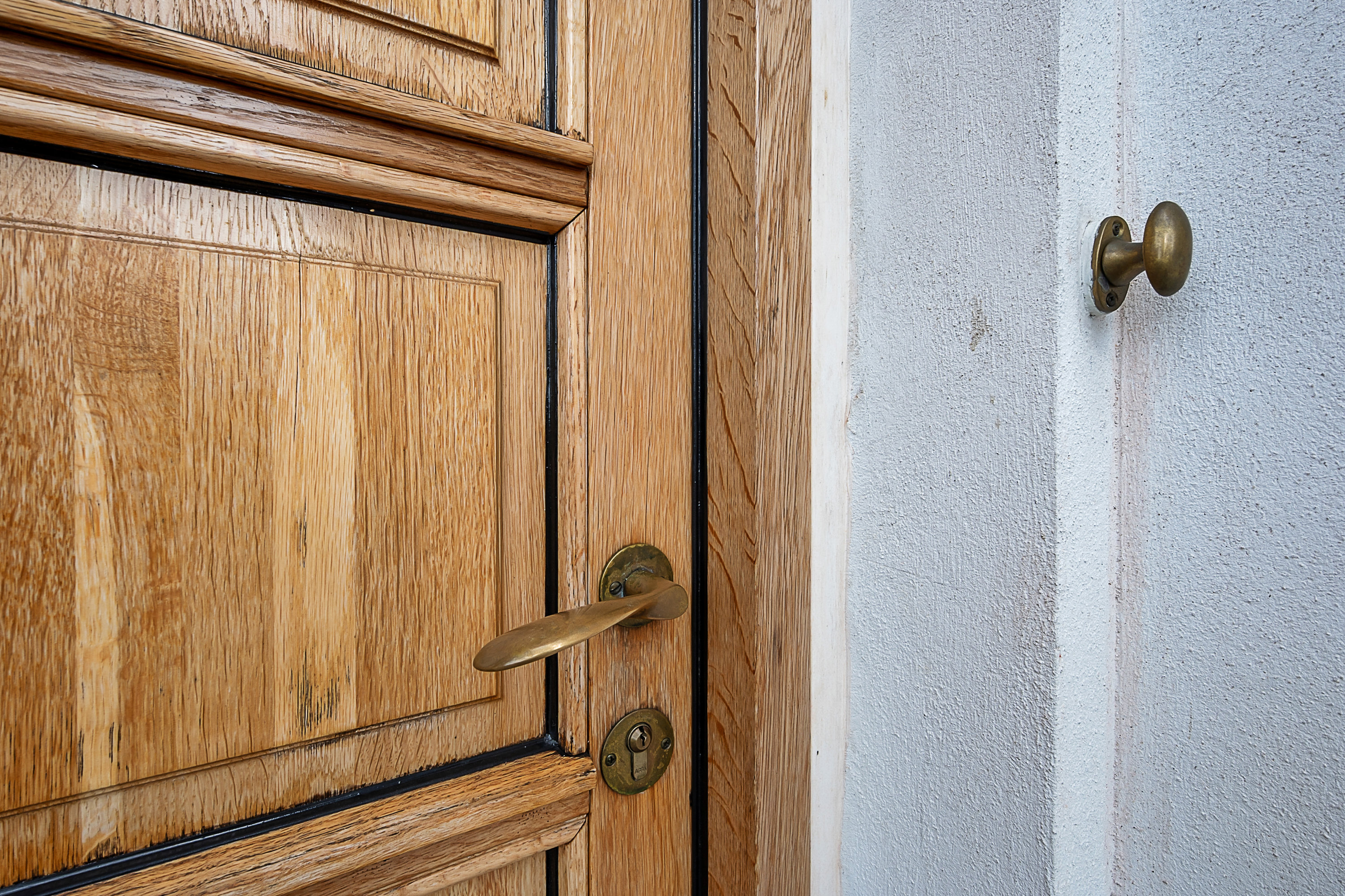 Fremhævet hoveddør billede i fuldskærmstilstand. Billede af Skjoldsgade 5, 8260 Viby J