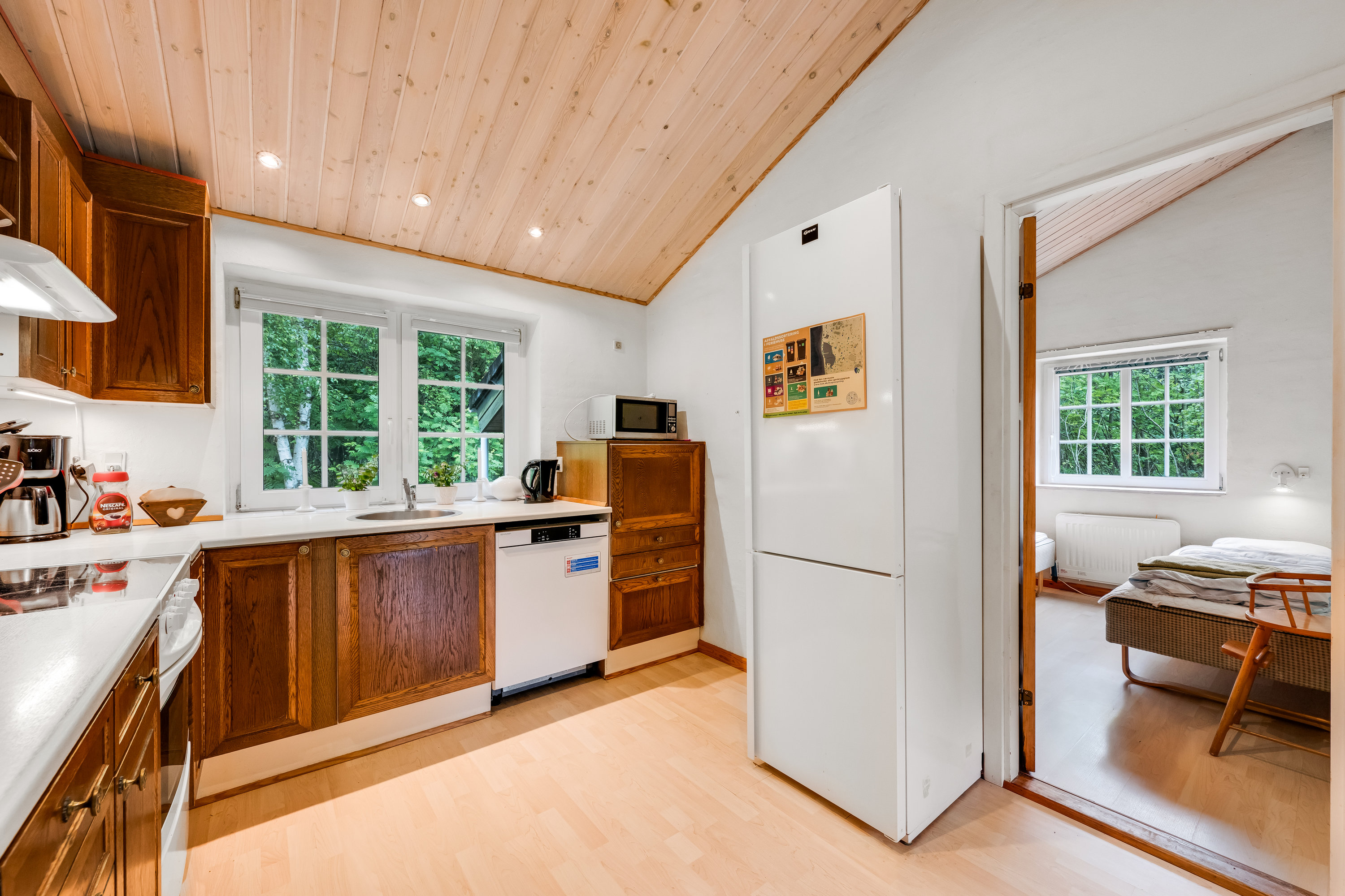 Fremhævet køkken billede i fuldskærmstilstand. Billede af Alrum 1, Stadil, 6980 Tim