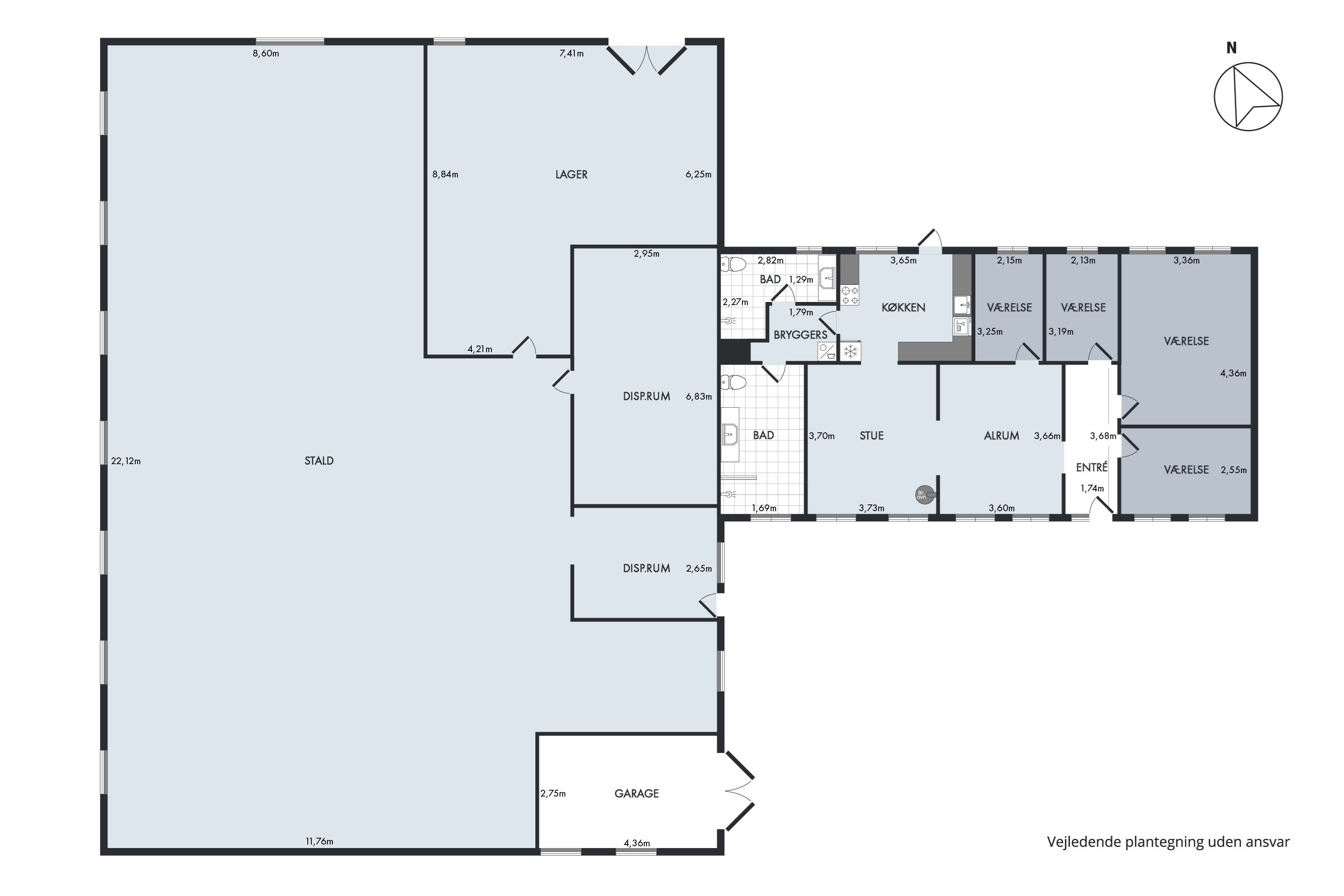Plantegninger billede af Ålbækparken 158, Ålbæk, 7860 Spøttrup