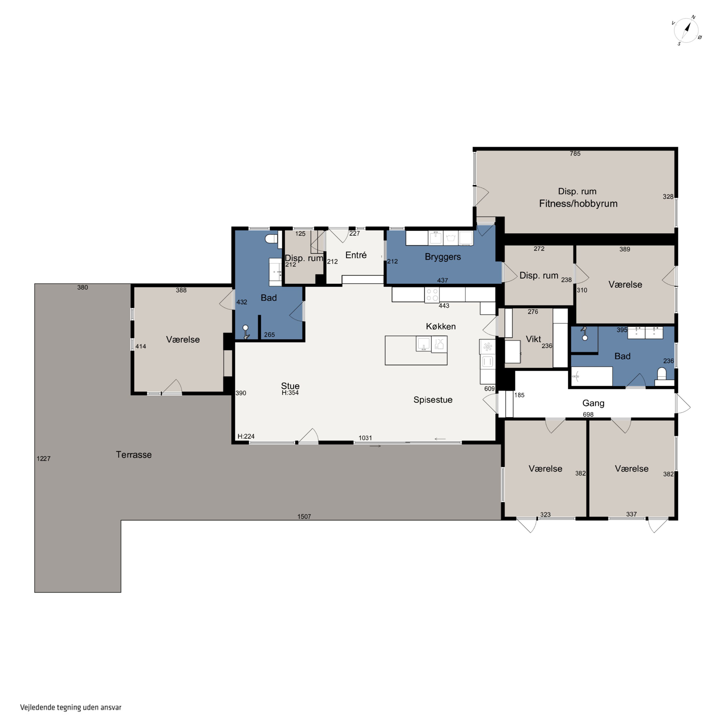 Plantegninger billede af Hamphøjvej 15, Skåde, 8270 Højbjerg