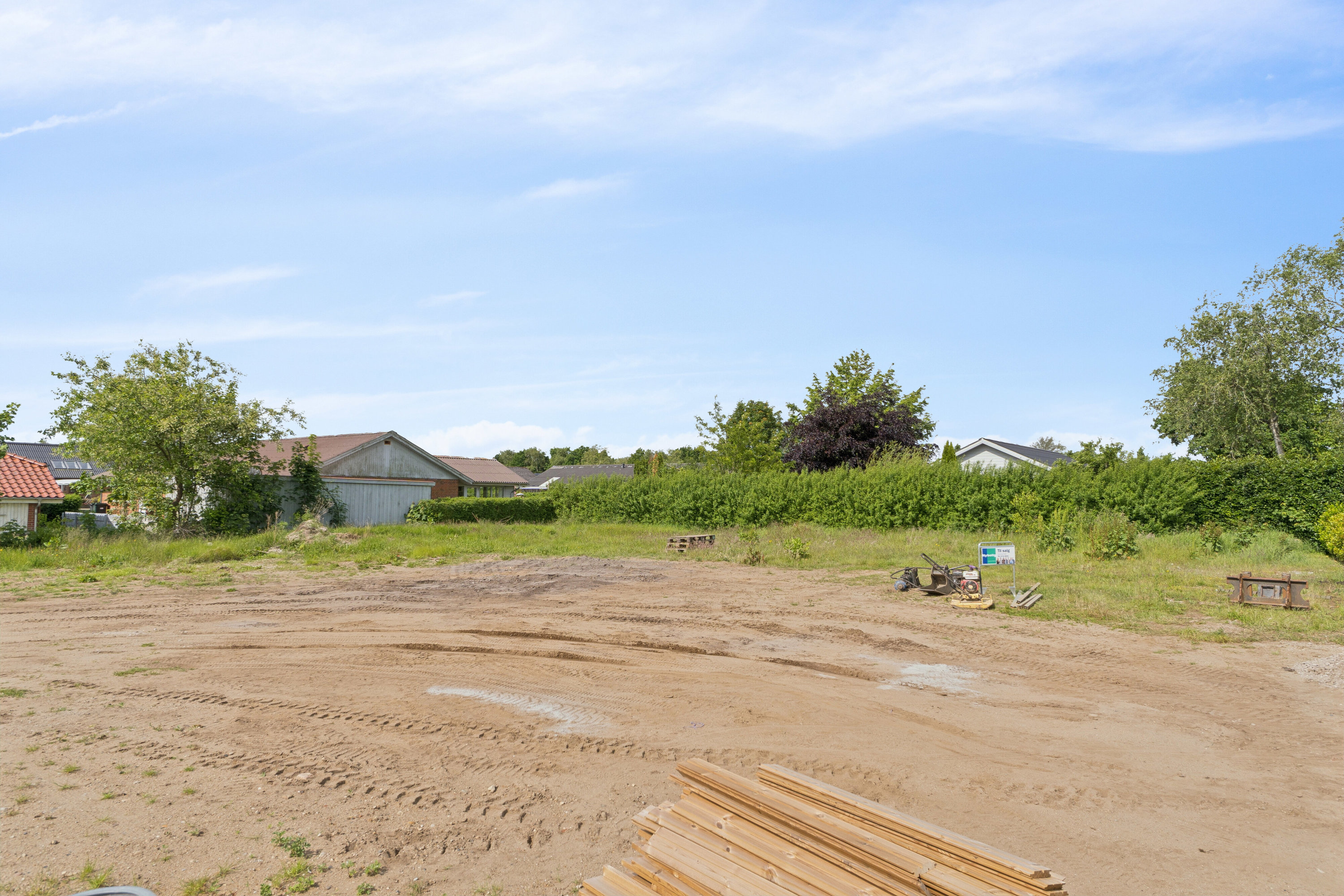 Miniaturebillede 1: set fra vejen. Billede af Kastanie Alle 117B, 7442 Engesvang