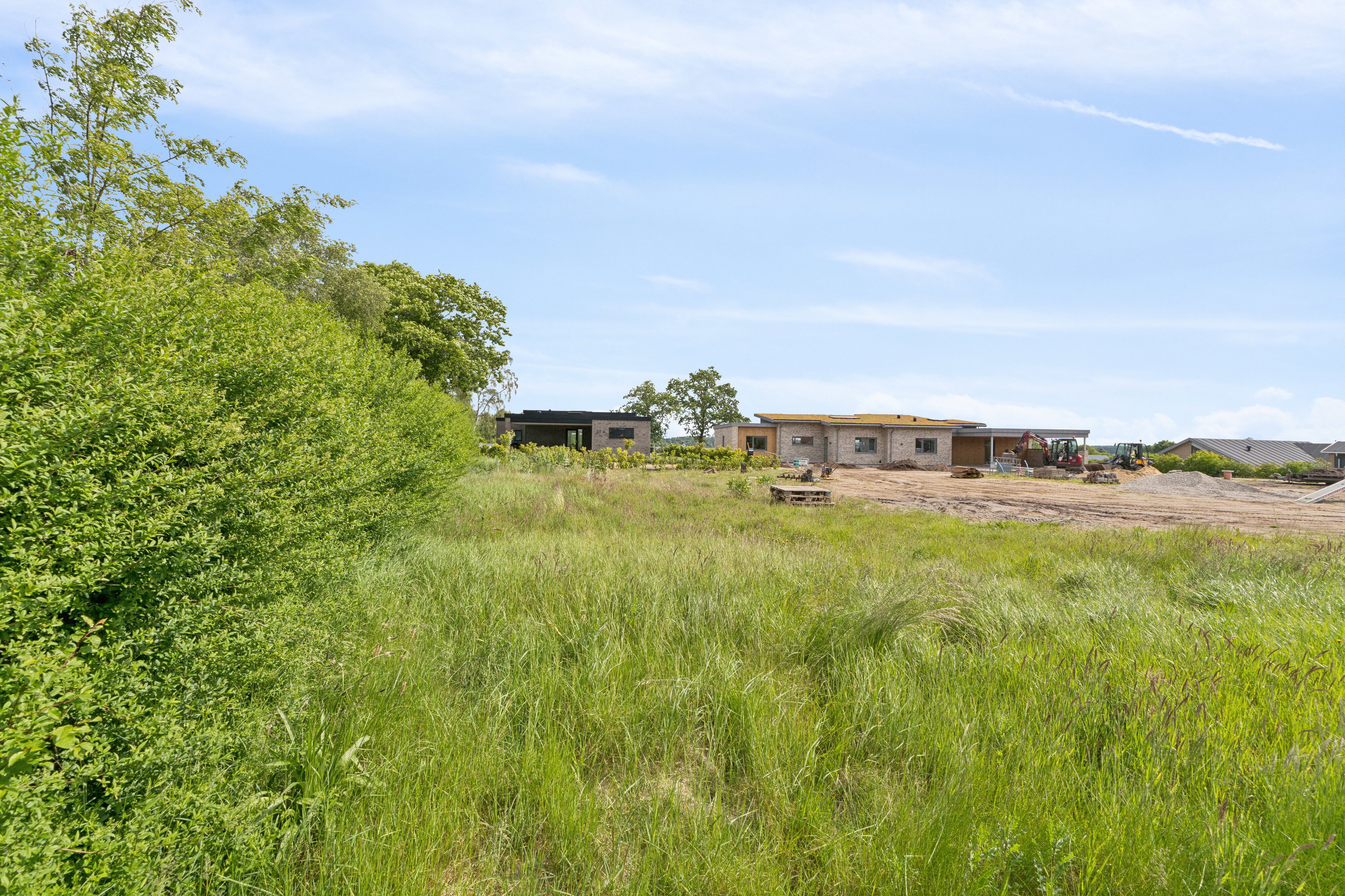 Fremhævet set fra haven billede i fuldskærmstilstand. Billede af Kastanie Alle 117B, 7442 Engesvang