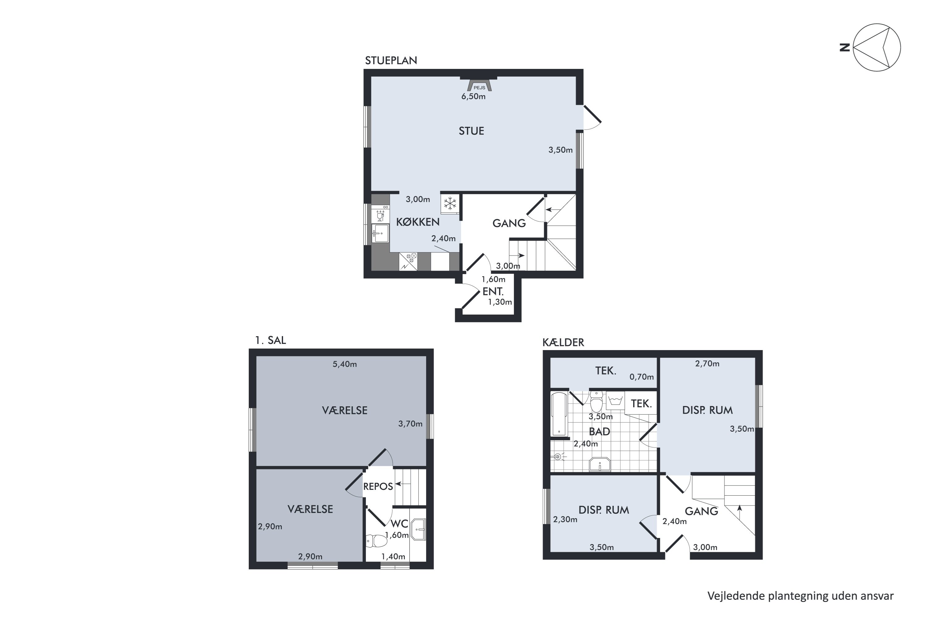 Plantegninger billede af Ternevej 6, 9850 Hirtshals