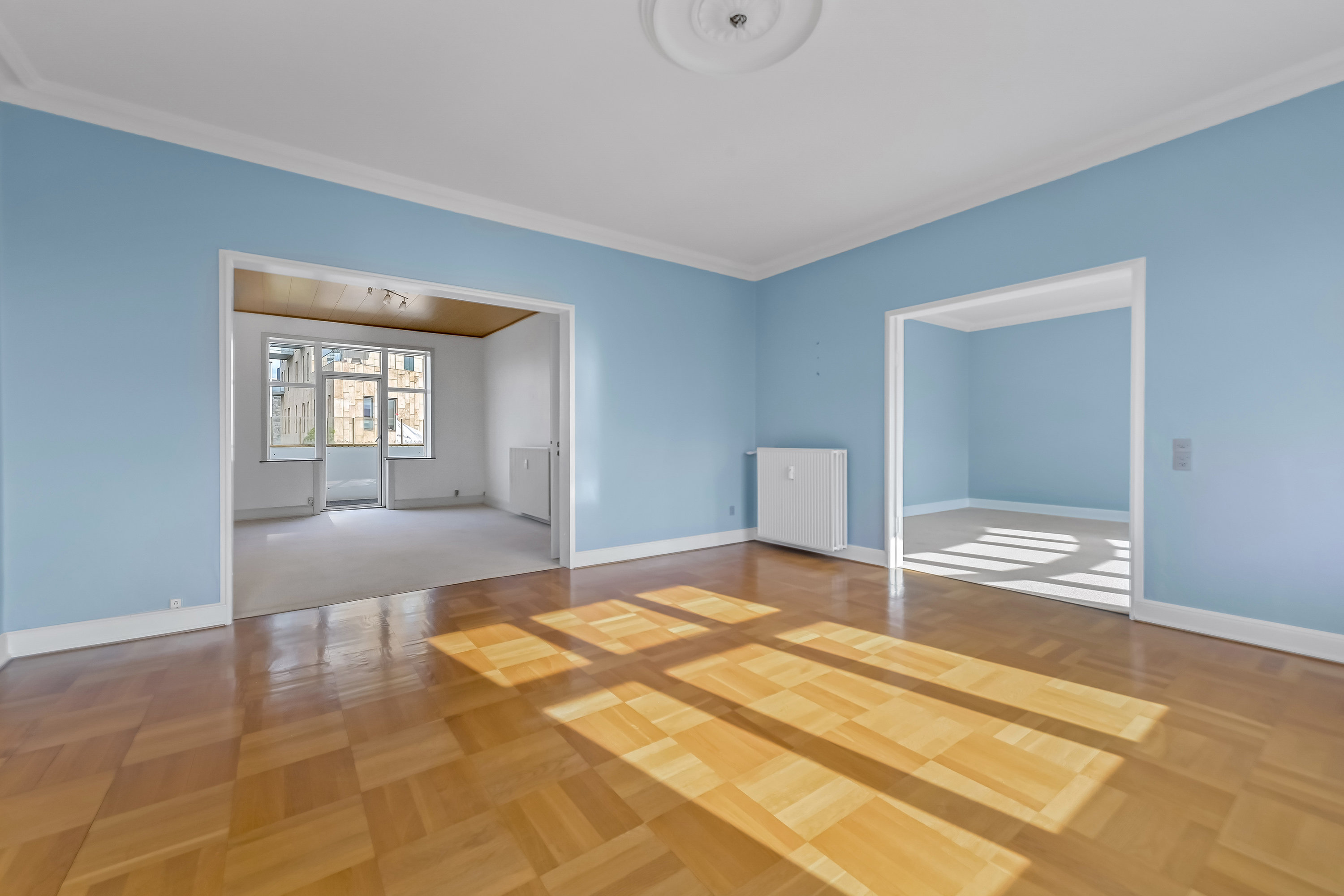 Fremhævet stue billede i fuldskærmstilstand. Billede af Dalgasgade 17B, 2. tv., 7400 Herning