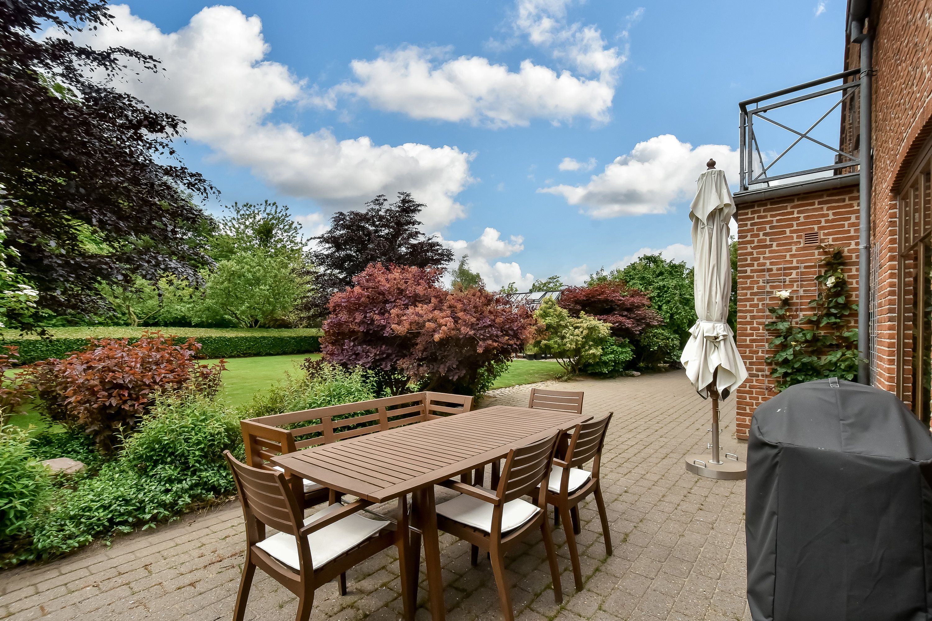 Fremhævet terrasse billede i fuldskærmstilstand. Billede af Nørre Lindbjerg 5, Gjellerup, 7400 Herning