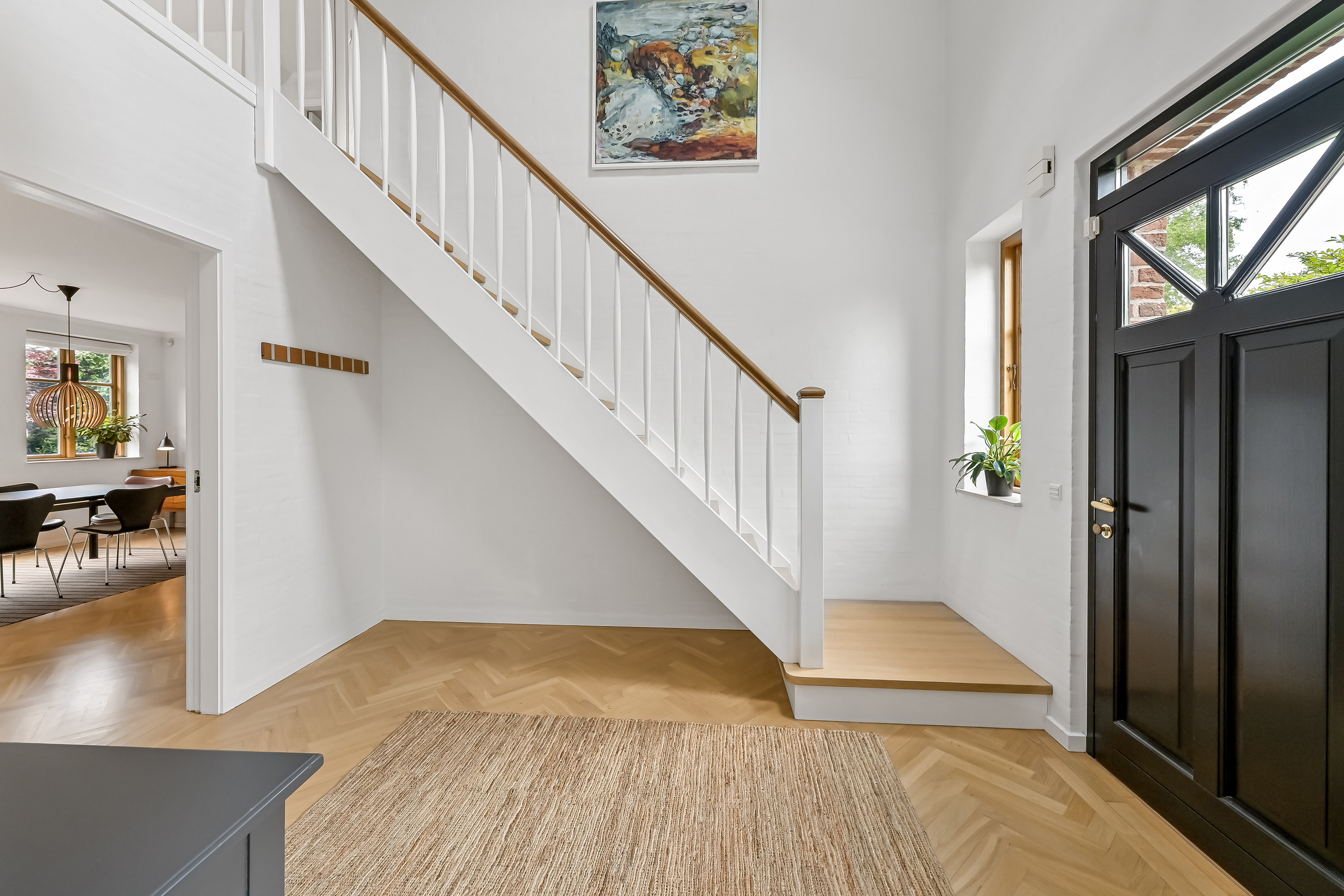 Fremhævet hall billede i fuldskærmstilstand. Billede af Nørre Lindbjerg 5, Gjellerup, 7400 Herning