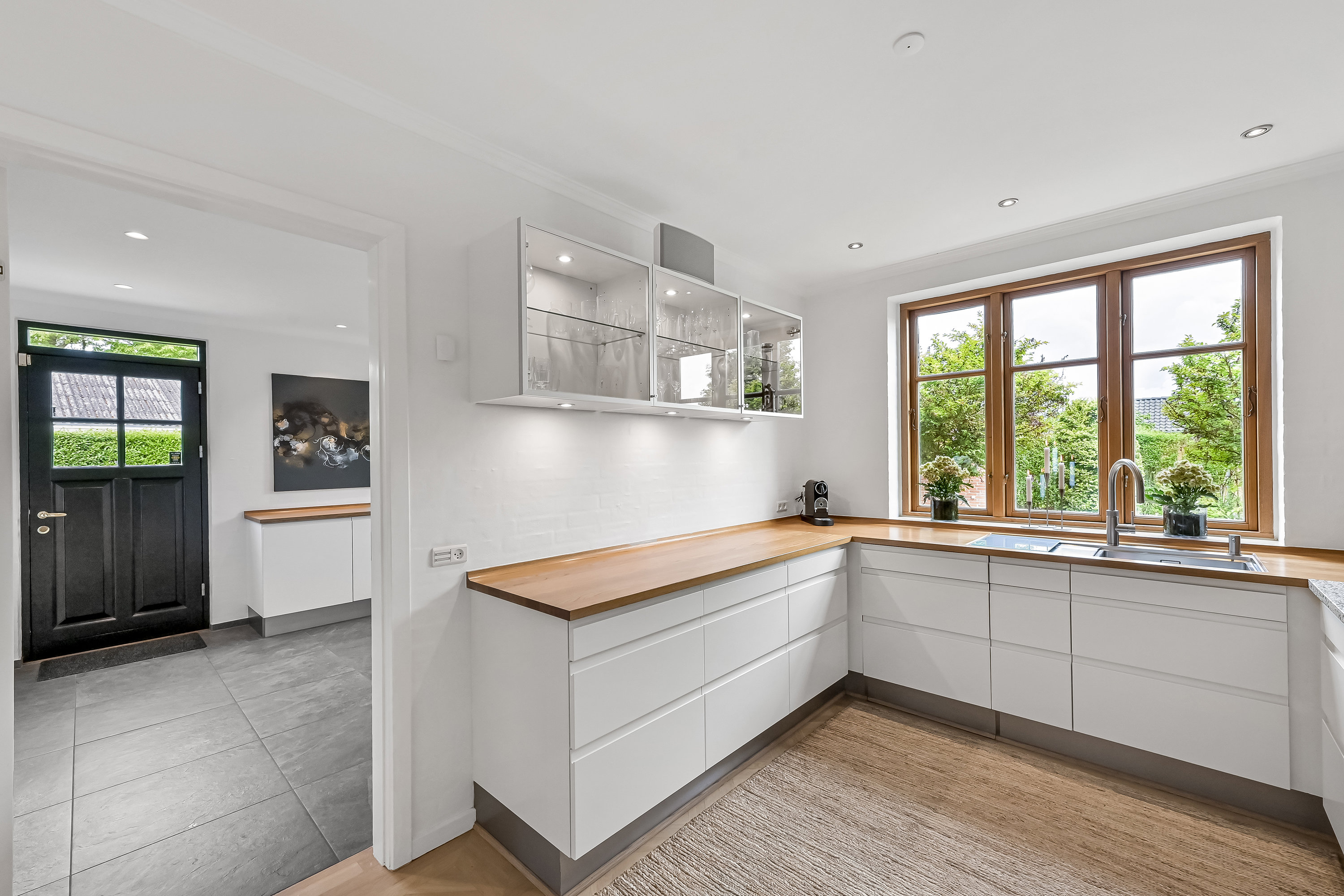 Fremhævet køkken billede i fuldskærmstilstand. Billede af Nørre Lindbjerg 5, Gjellerup, 7400 Herning