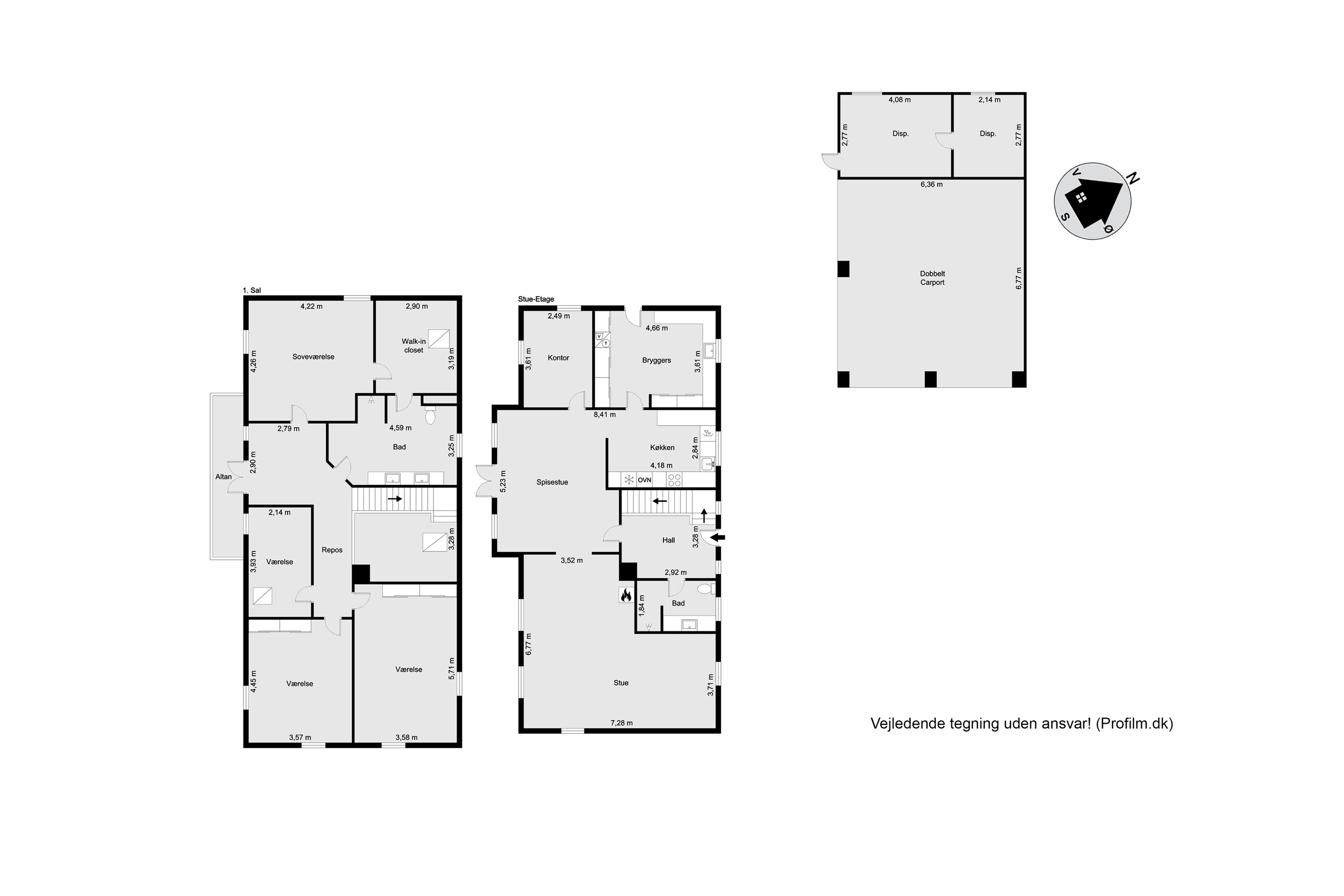 Plantegninger billede af Nørre Lindbjerg 5, Gjellerup, 7400 Herning